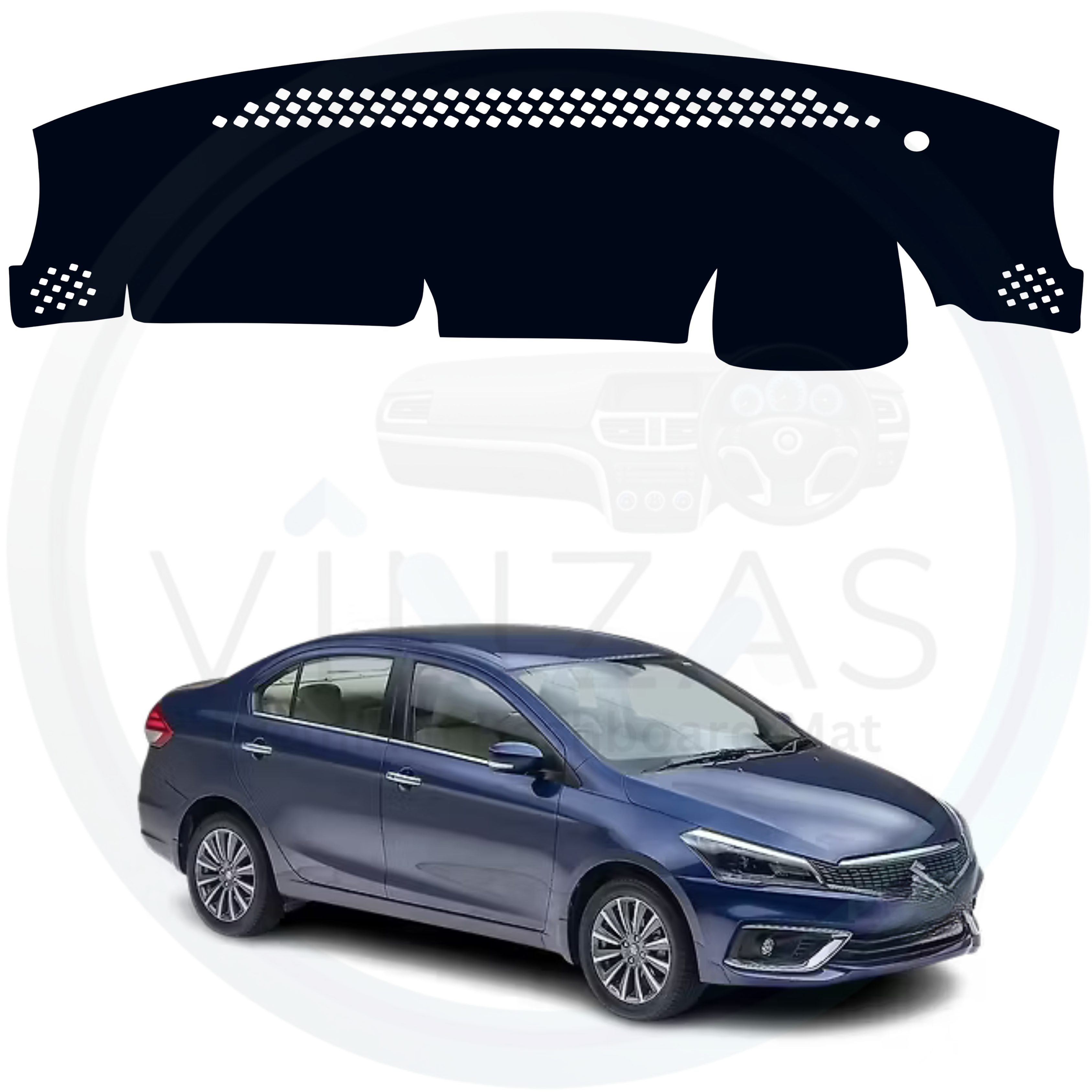Maruti Suzuki Ciaz 2014 To 2025 Car Dashboard Mat