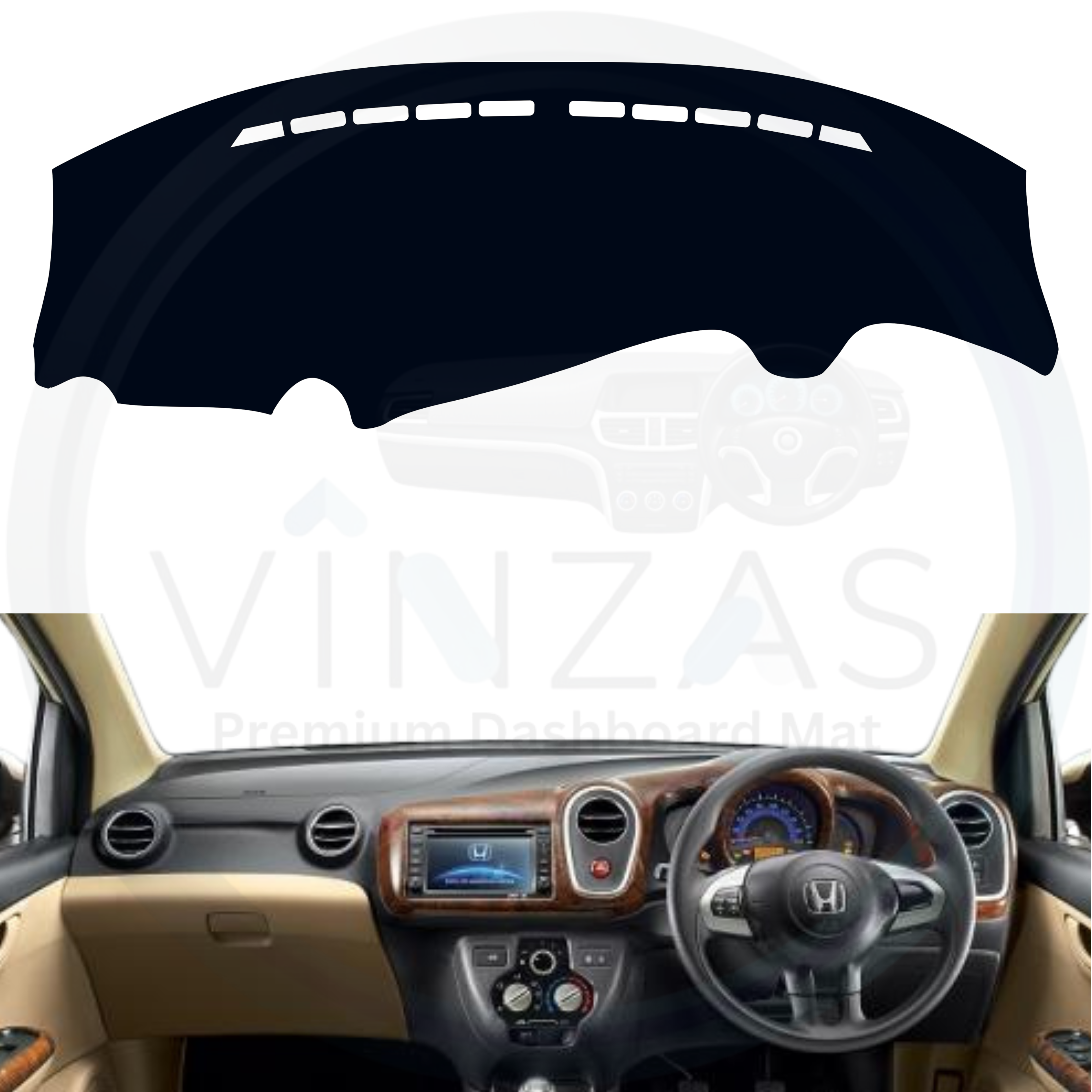 Honda Mobilio 2014 To 2018 Car Dashboard Cover Mat