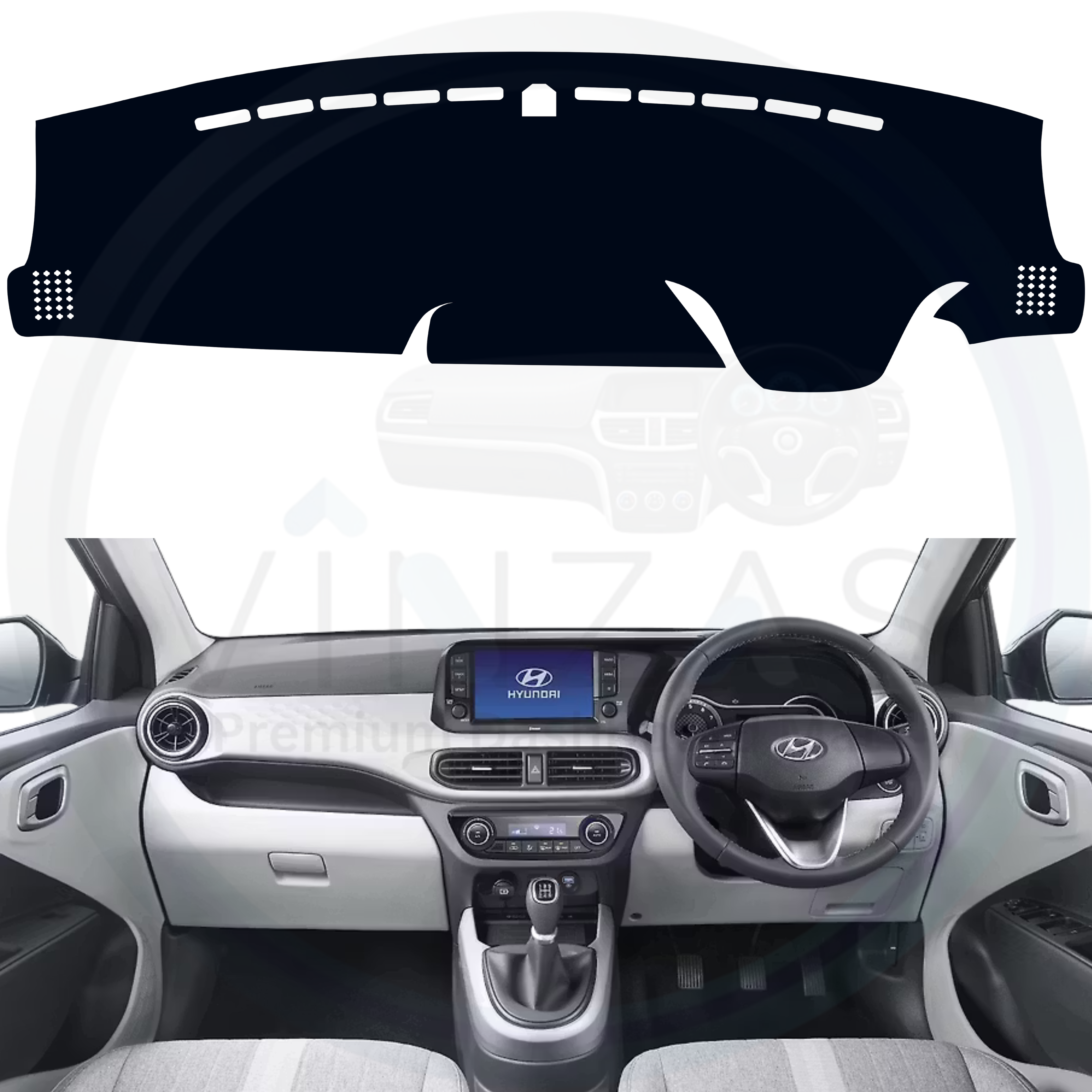 Hyundai i10 Nios 2019 To 2025 Car Dashboard Cover Mat