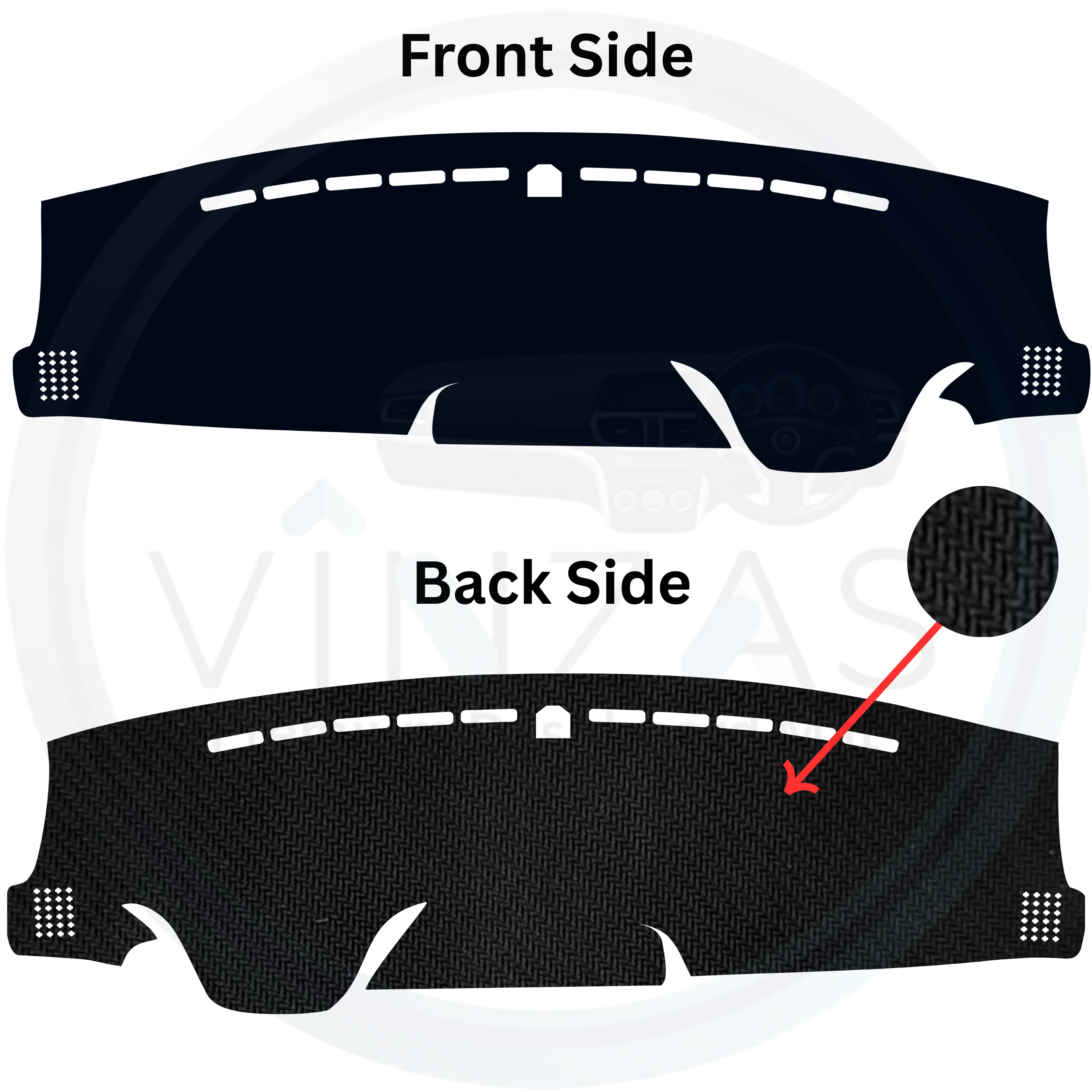 Hyundai Aura 2020 To 2025 Car Dashboard Cover Mat