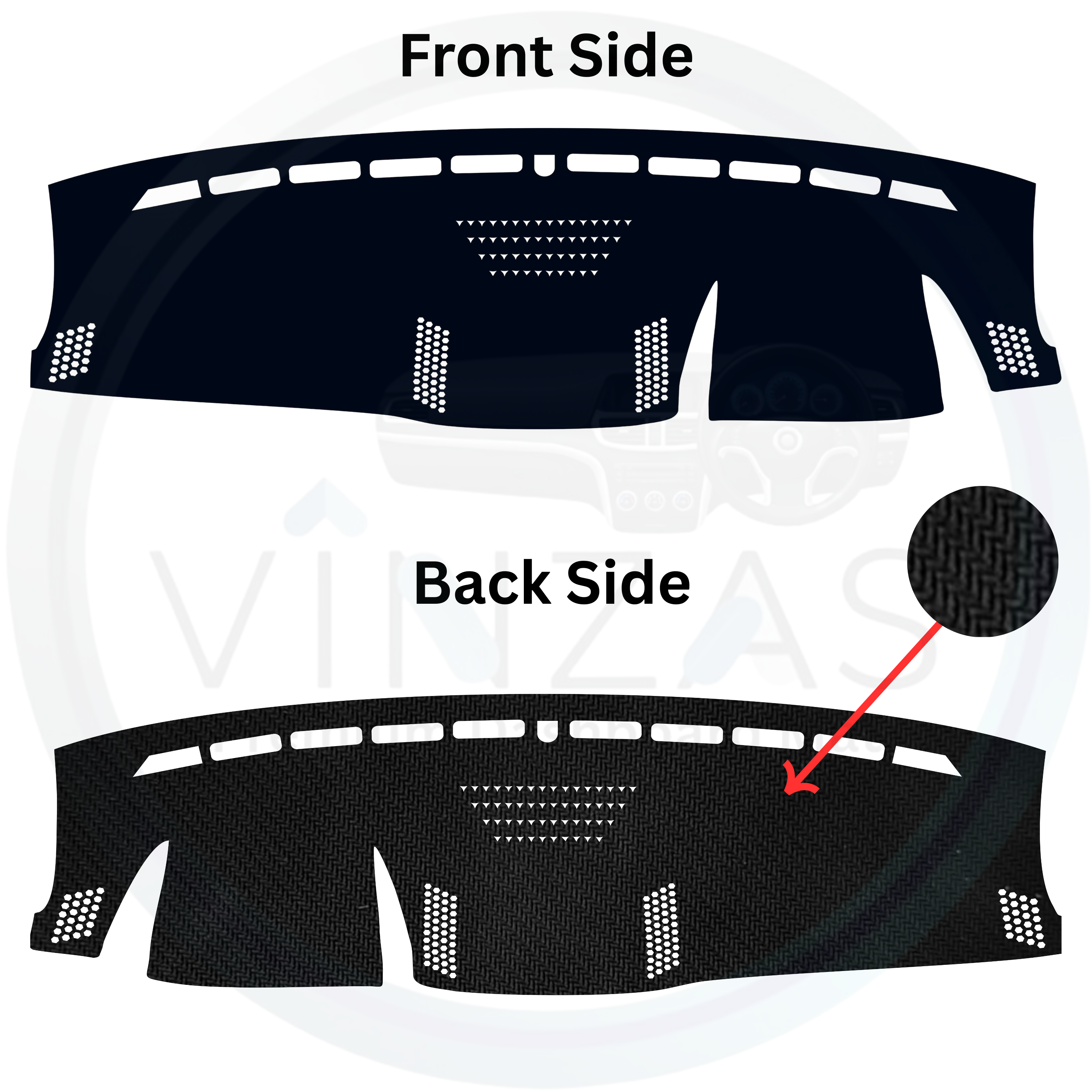 Ford Endeavour Car Dashboard Cover Mat 2015 To 2021