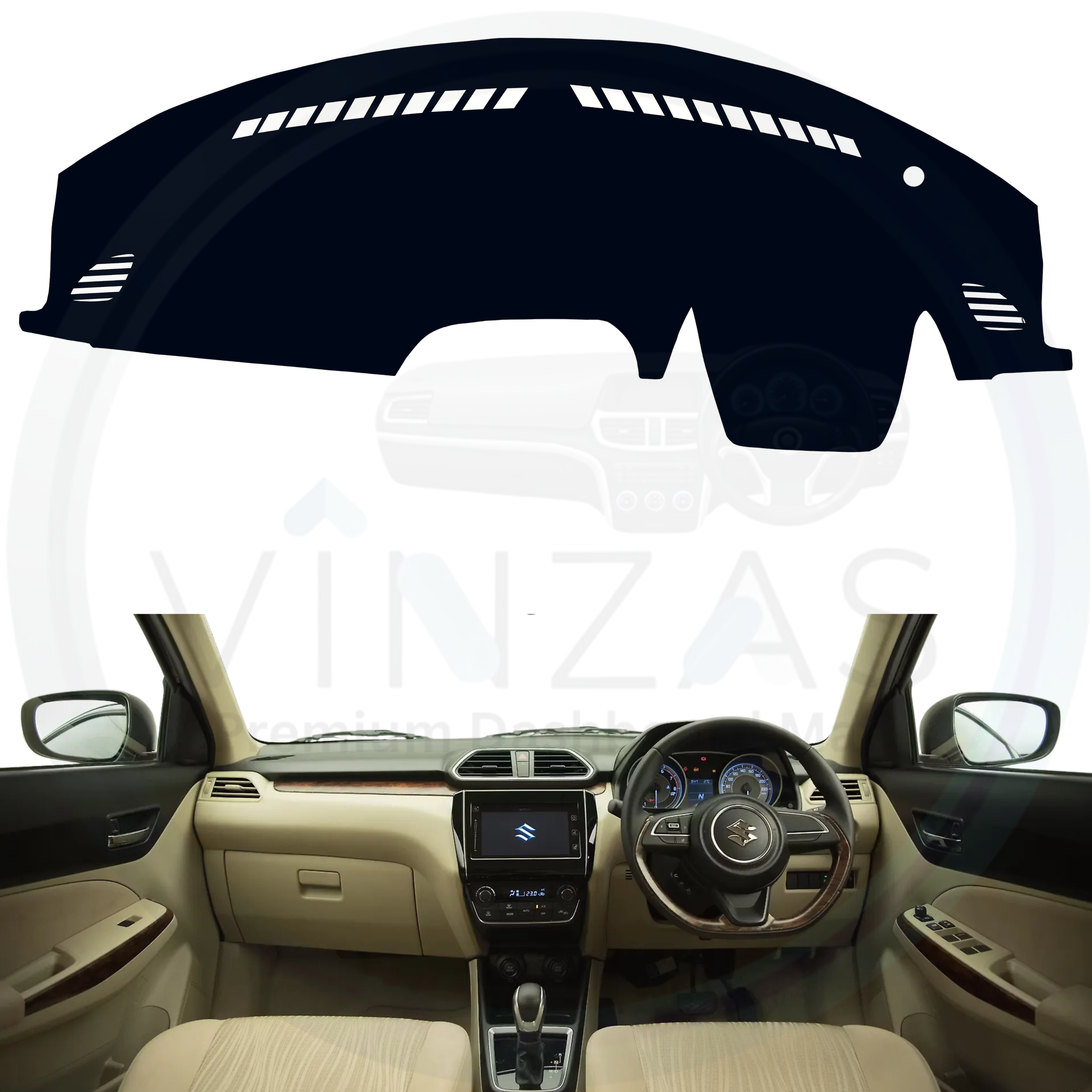 Maruti Suzuki Dzire 2017 To 2024 Car Dashboard Mat