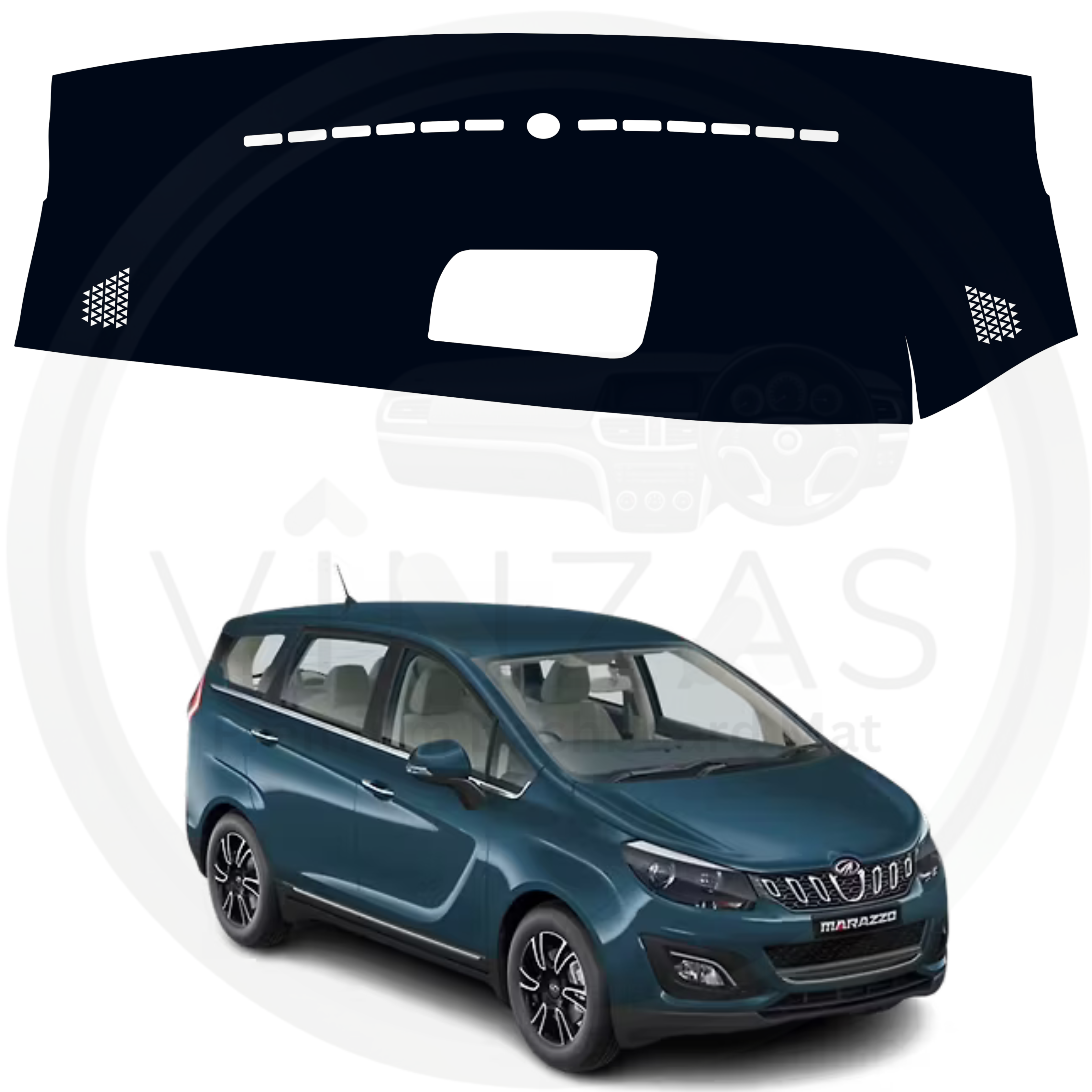 Mahindra Marazzo 2018 To 2024 Car Dashboard Cover Mat