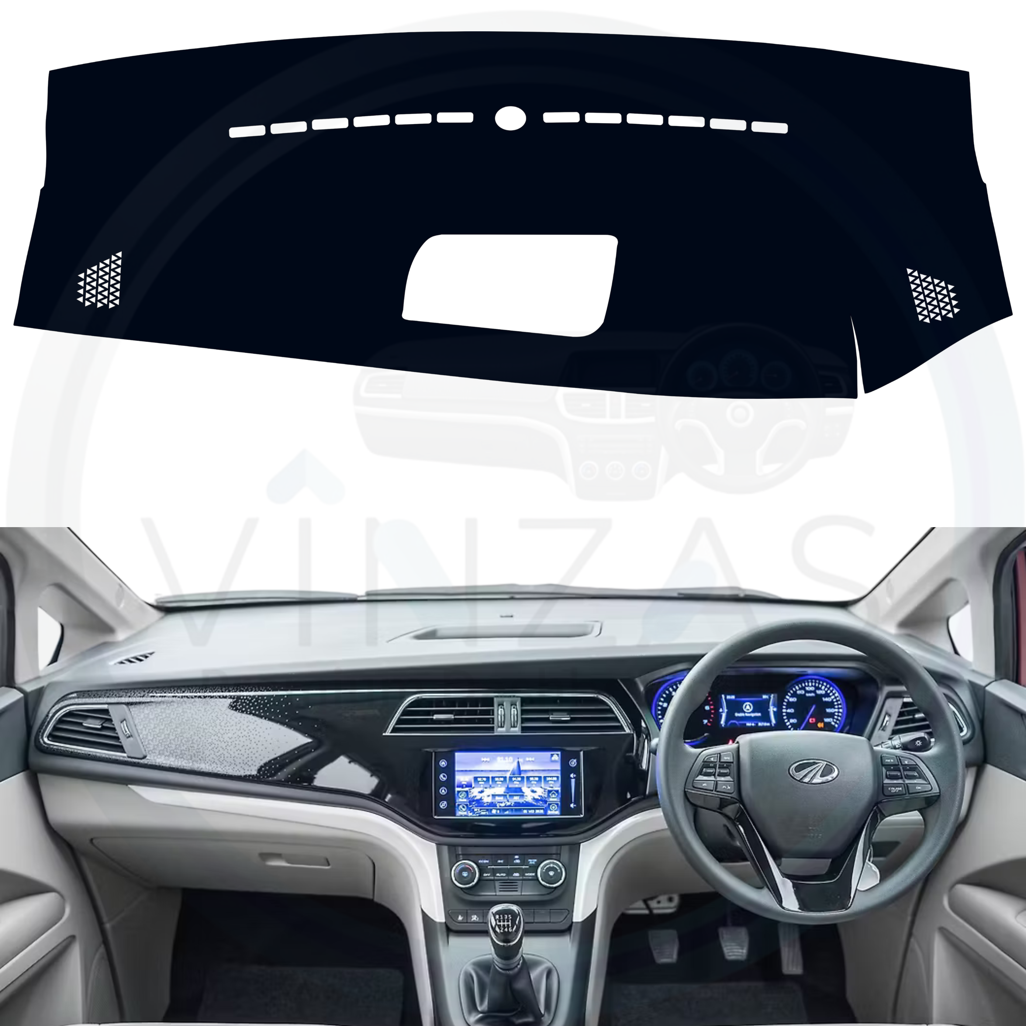Mahindra Marazzo 2018 To 2024 Car Dashboard Cover Mat