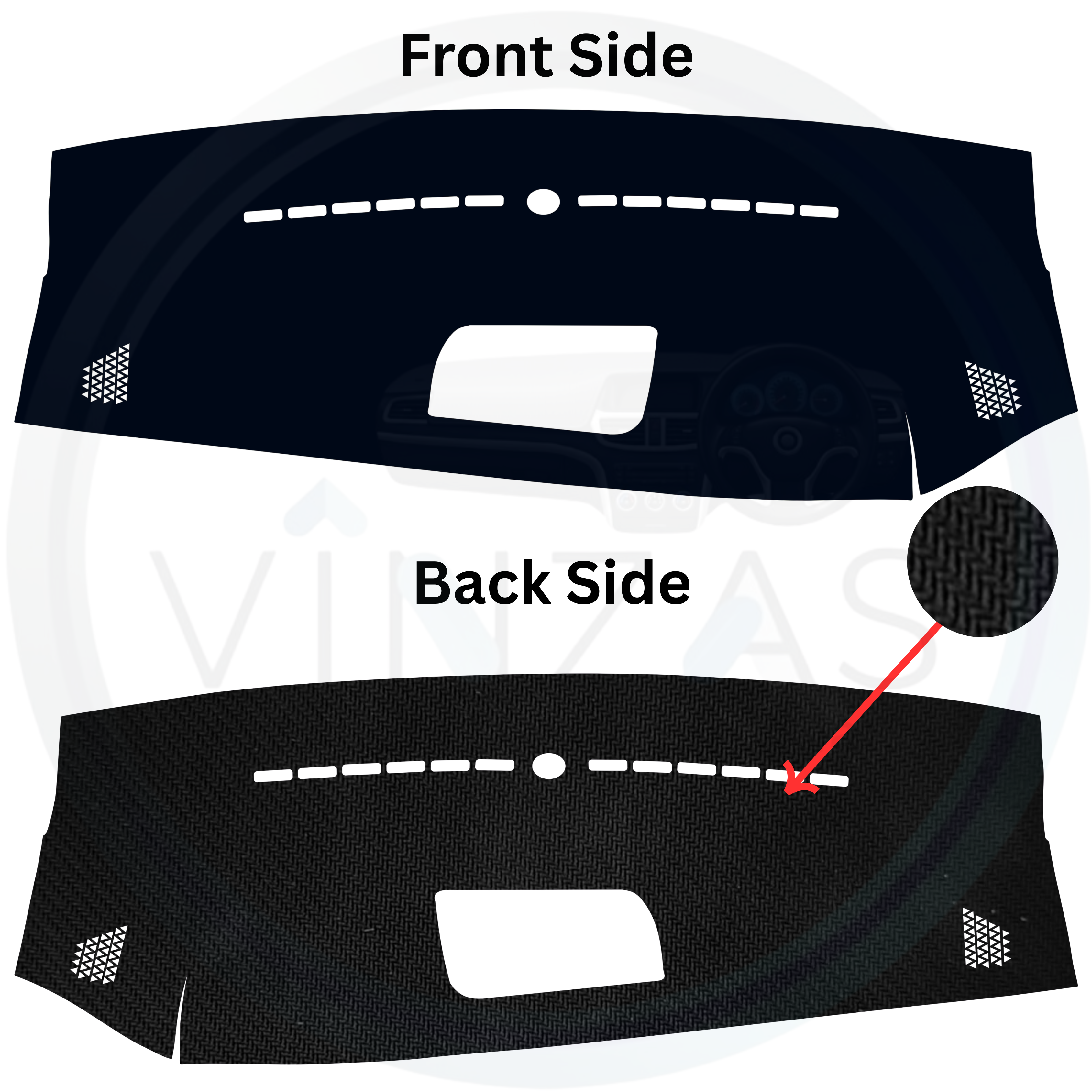 Mahindra Marazzo 2018 To 2024 Car Dashboard Cover Mat
