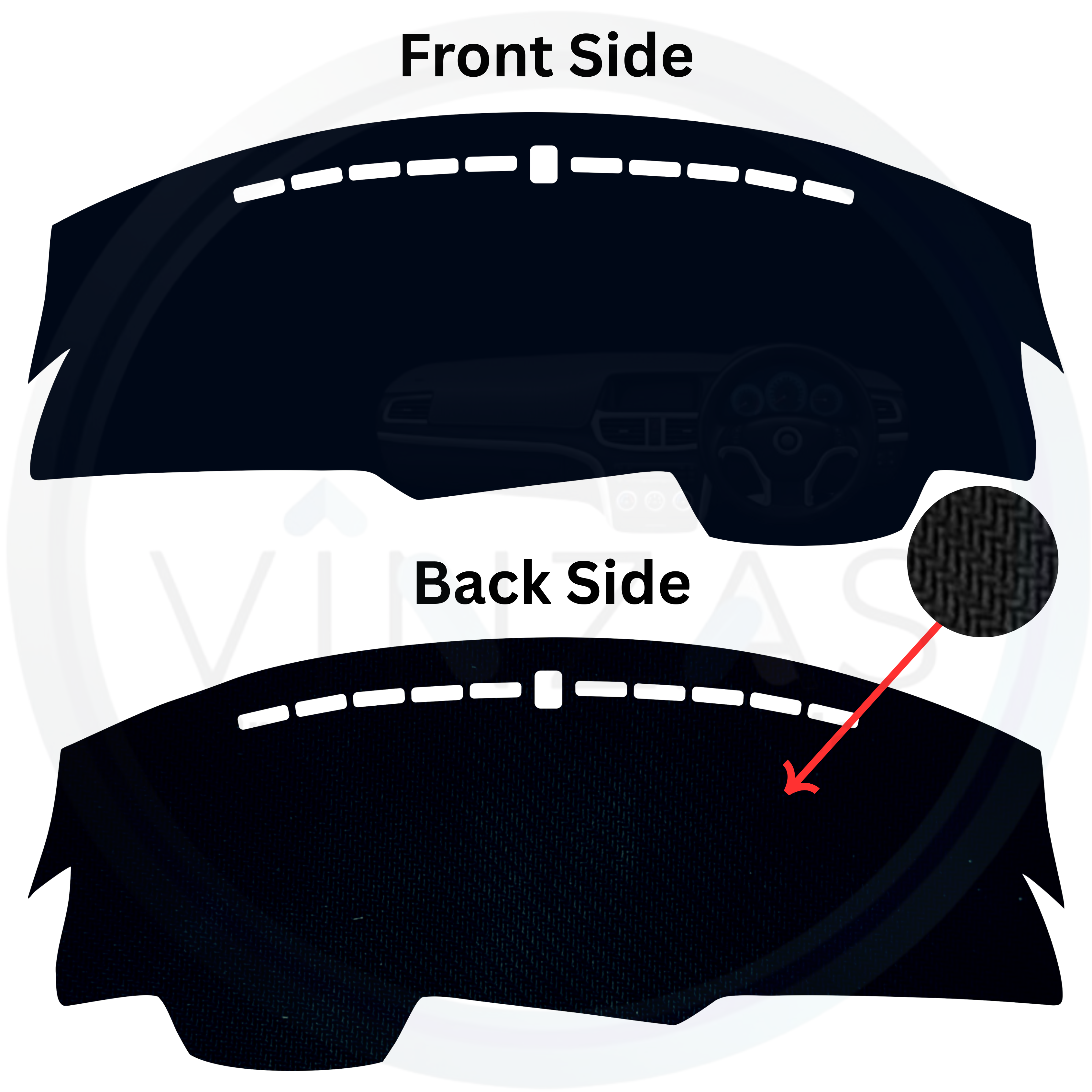 Honda Brio 2016 To 2018 Car Dashboard Cover Mat
