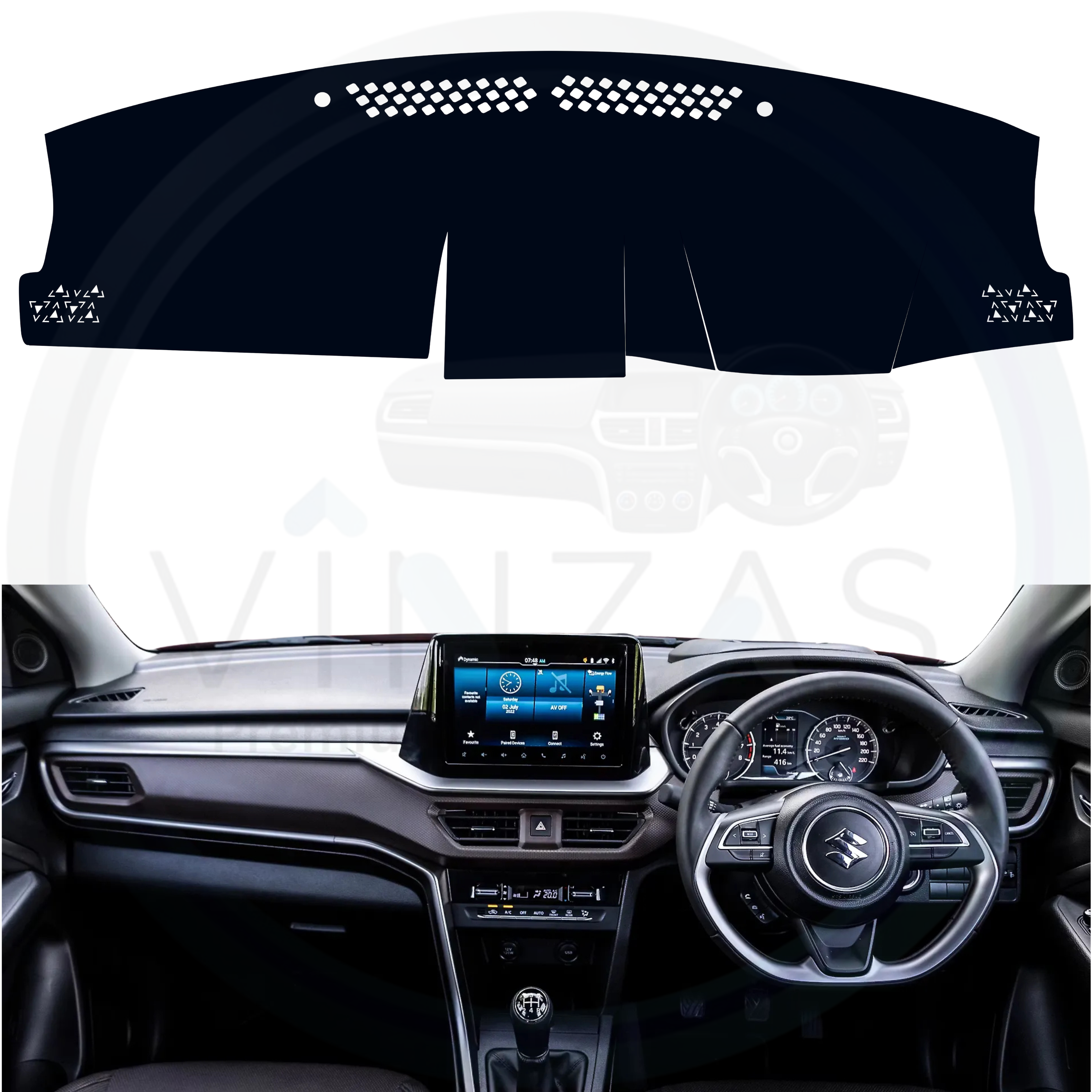 Maruti Suzuki Brezza 2022 To 2025 Car Dashboard Mat