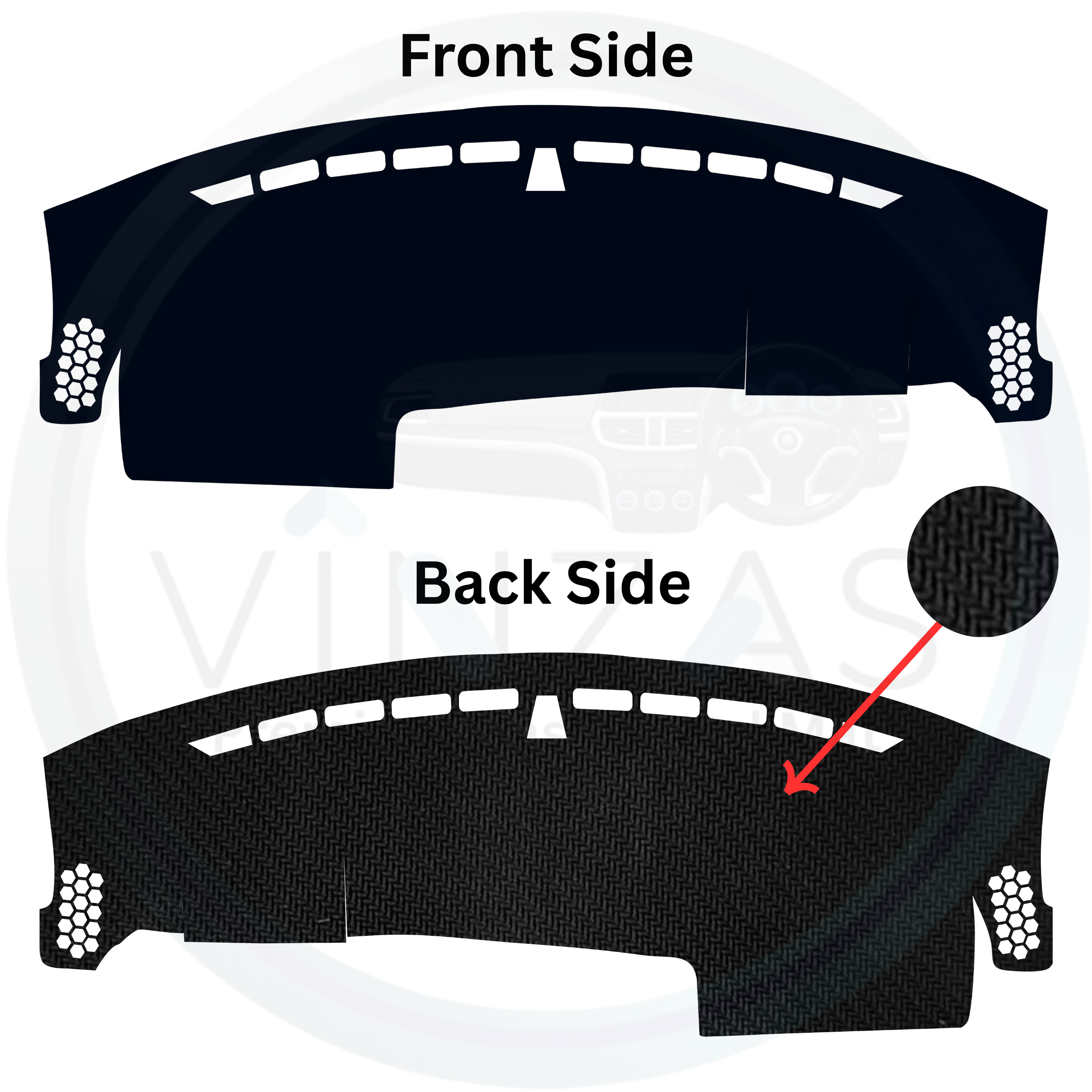Kia Sonet 2020 To 2025 Car Dashboard Cover Mat