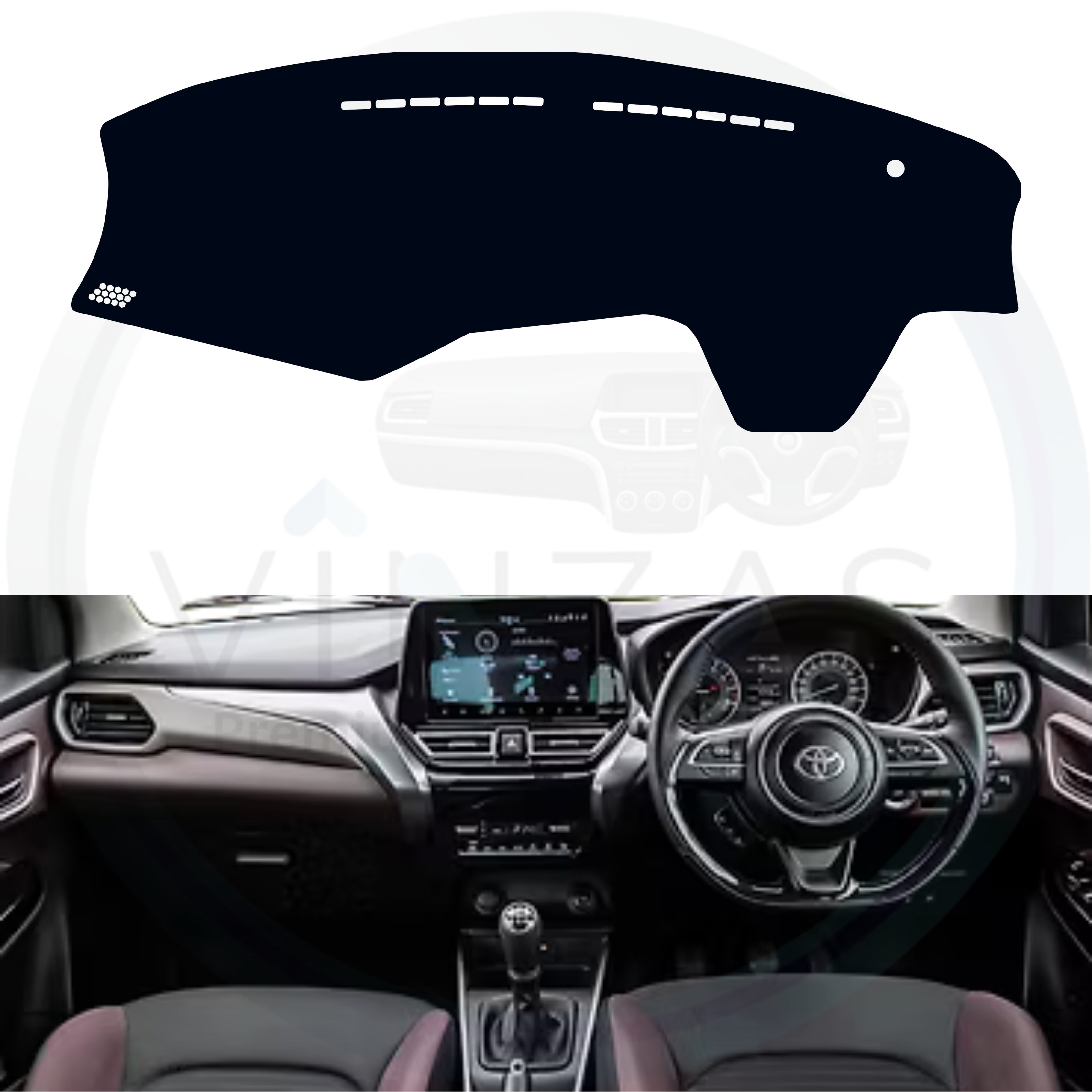 Toyota Taisor 2022 To 2025 Car Dashboard Mat
