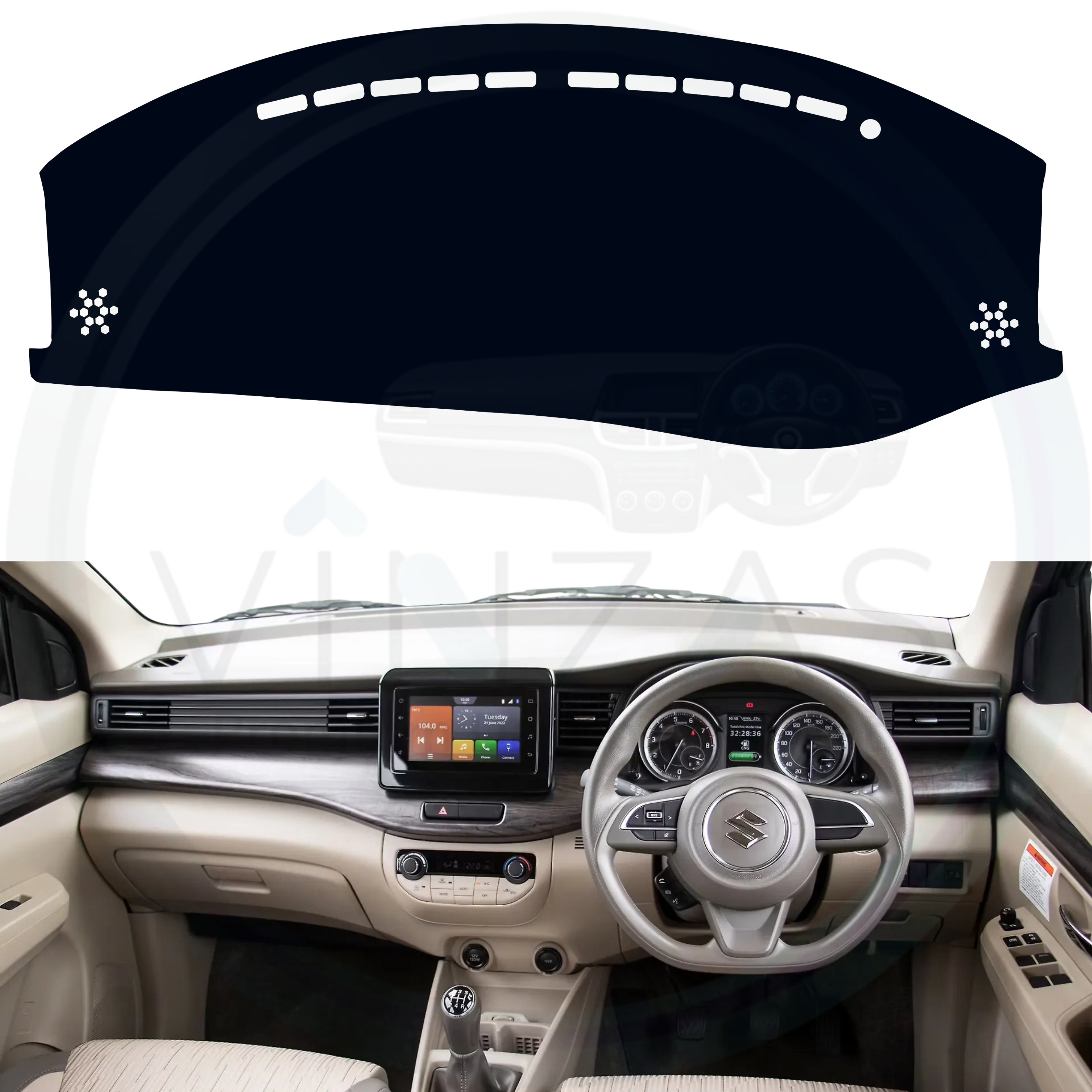Maruti Suzuki Ertiga 2019 To 2025 Car Dashboard Mat