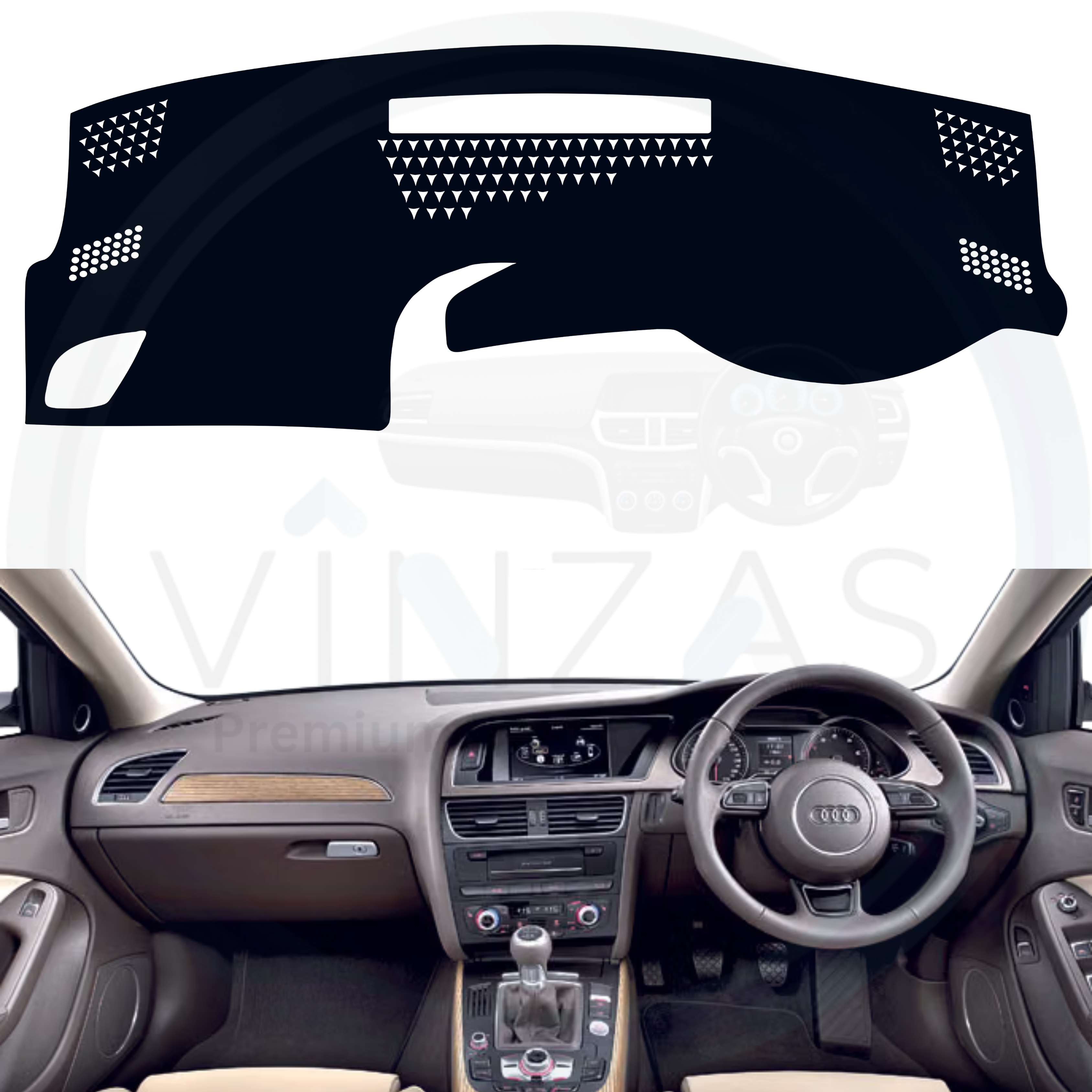 Audi A4 Car Dashboard Cover Mat 2007 To 2016