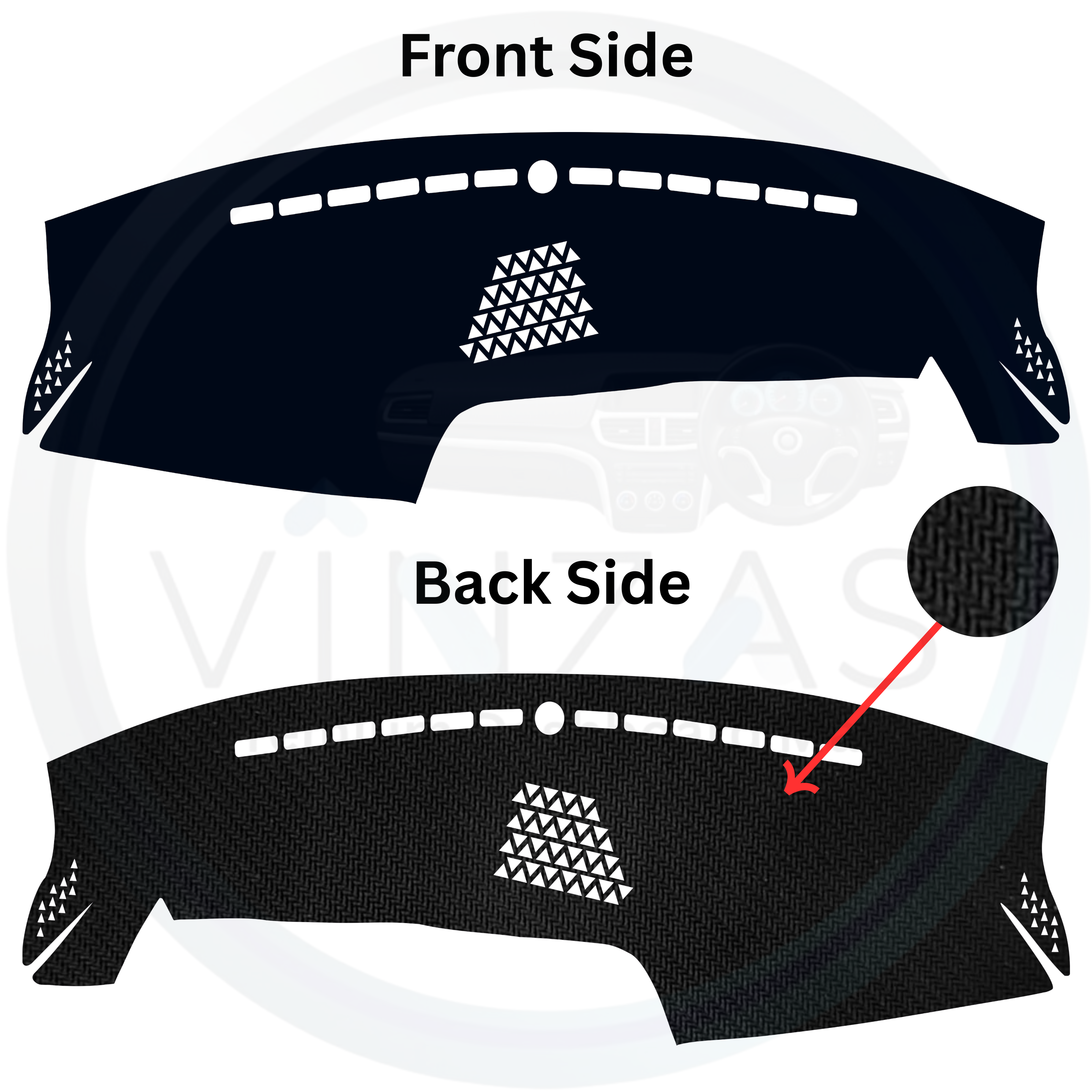 Hyundai Verna 2023 To 2025 Car Dashboard Cover Mat