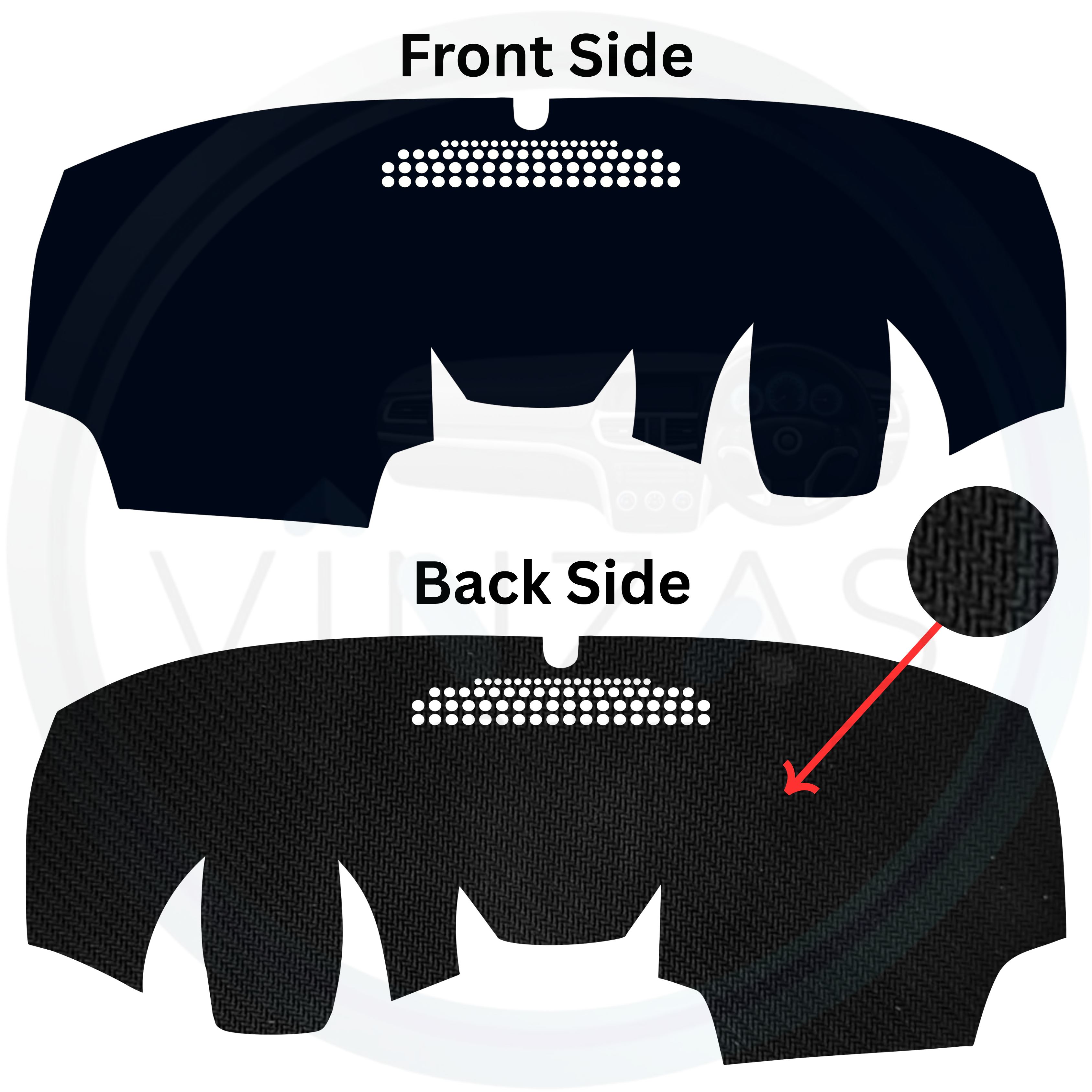 Ford EcoSport Car Dashboard Cover Mat 2013 To 2017