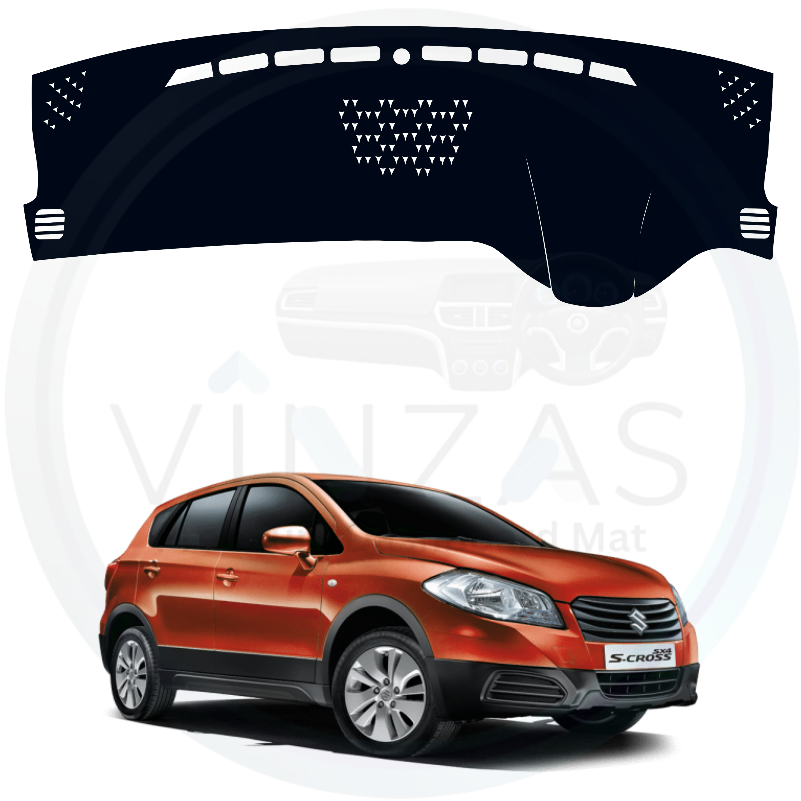 Maruti Suzuki S-Cross 2014 To 2022 Car Dashboard Mat