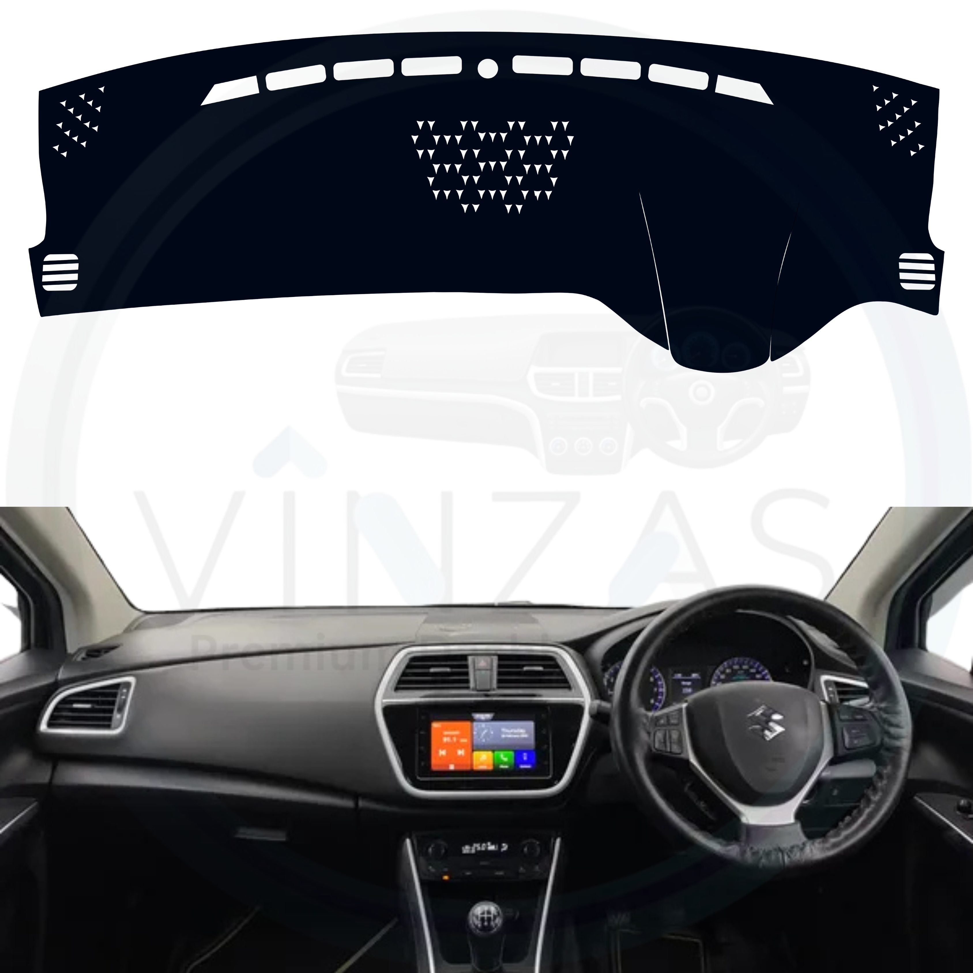 Maruti Suzuki S-Cross 2014 To 2022 Car Dashboard Mat