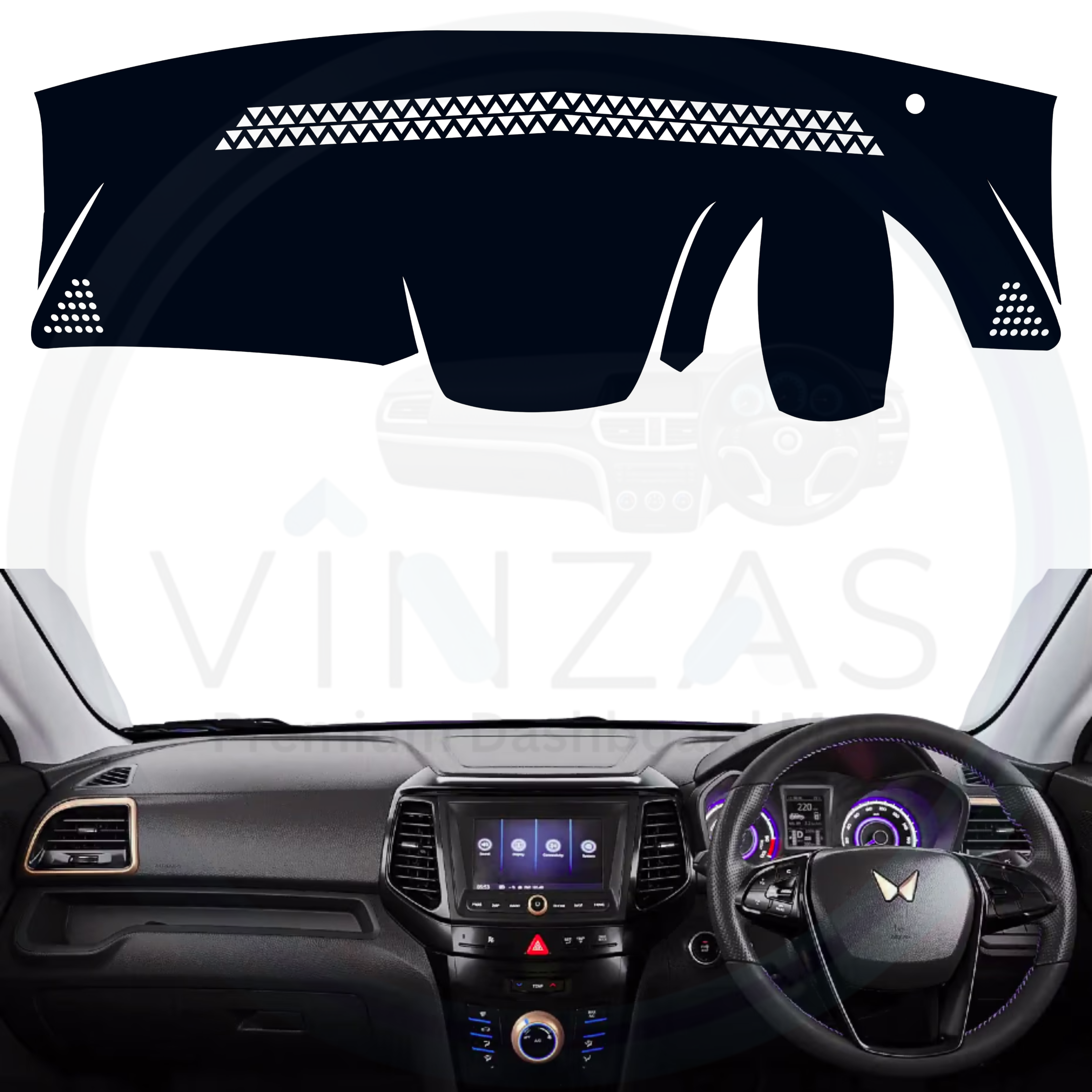 Mahindra XUV400 EV 2023 To 2025 Car Dashboard Cover Mat