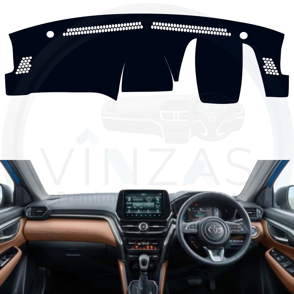 Toyota Urban Cruiser Hyryder 2022 To 2025 Car Dashboard Mat