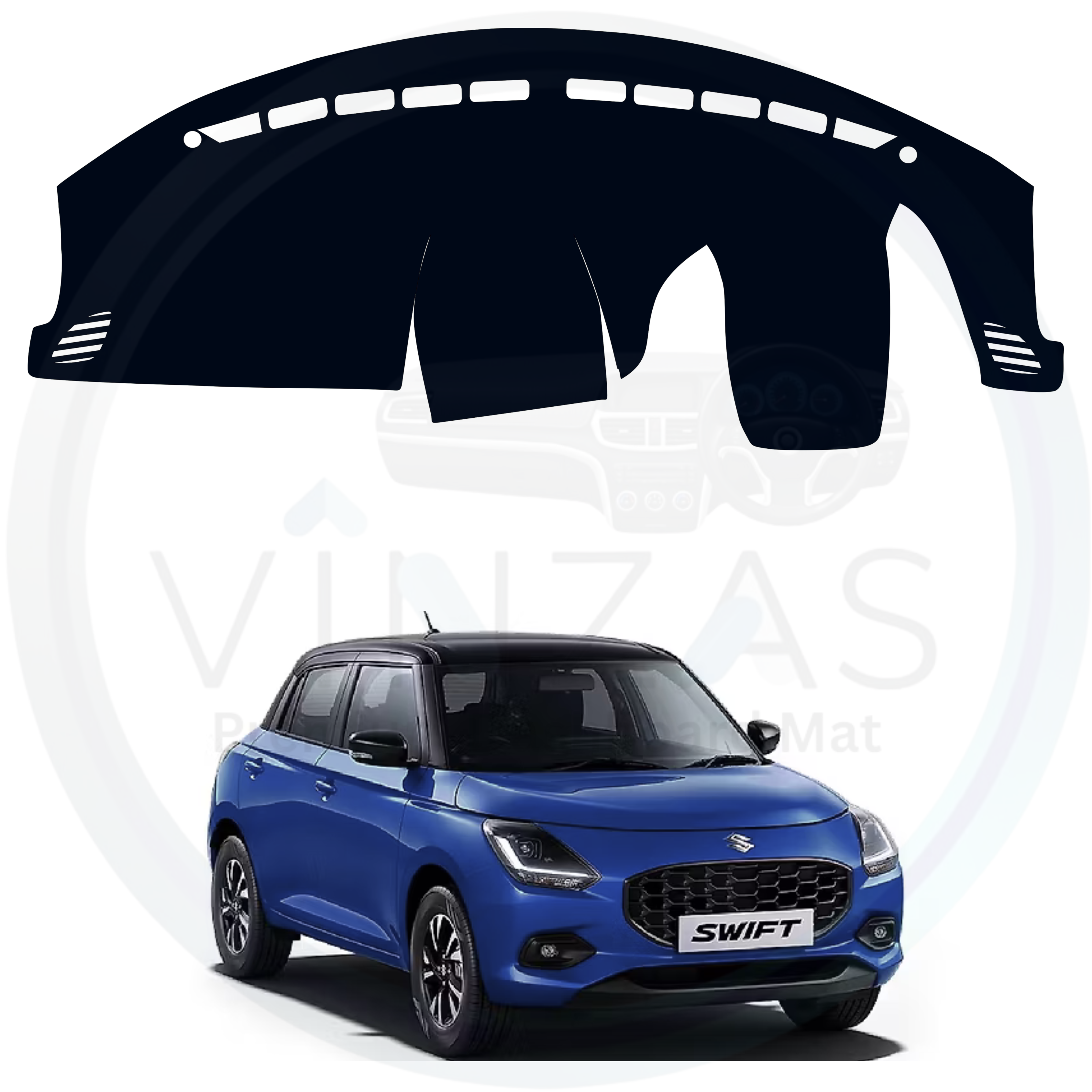 Maruti Suzuki Swift 2024 To 2025 Car Dashboard Mat