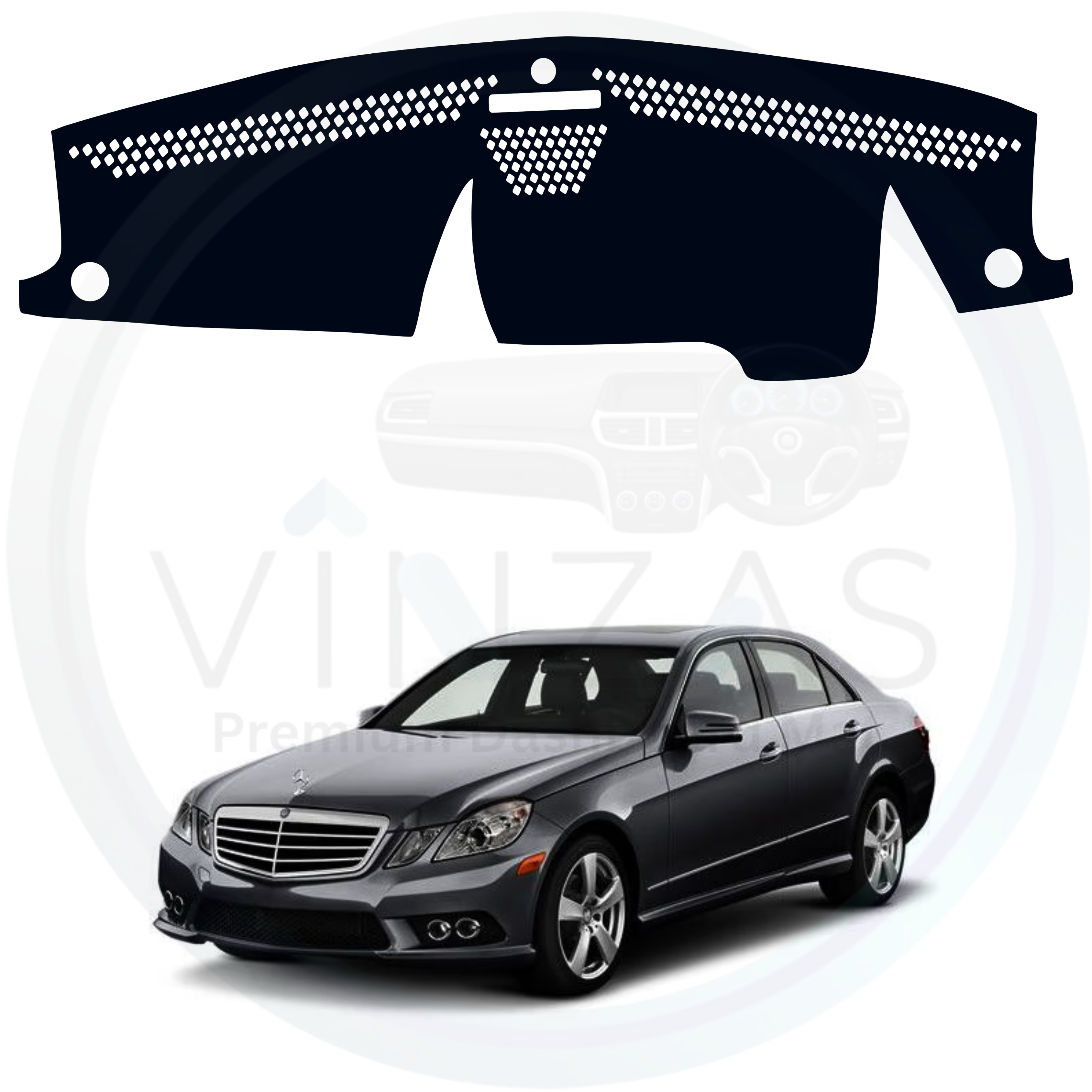 Mercedes E-Class Car Dashboard Cover Mat 2009 To 2017