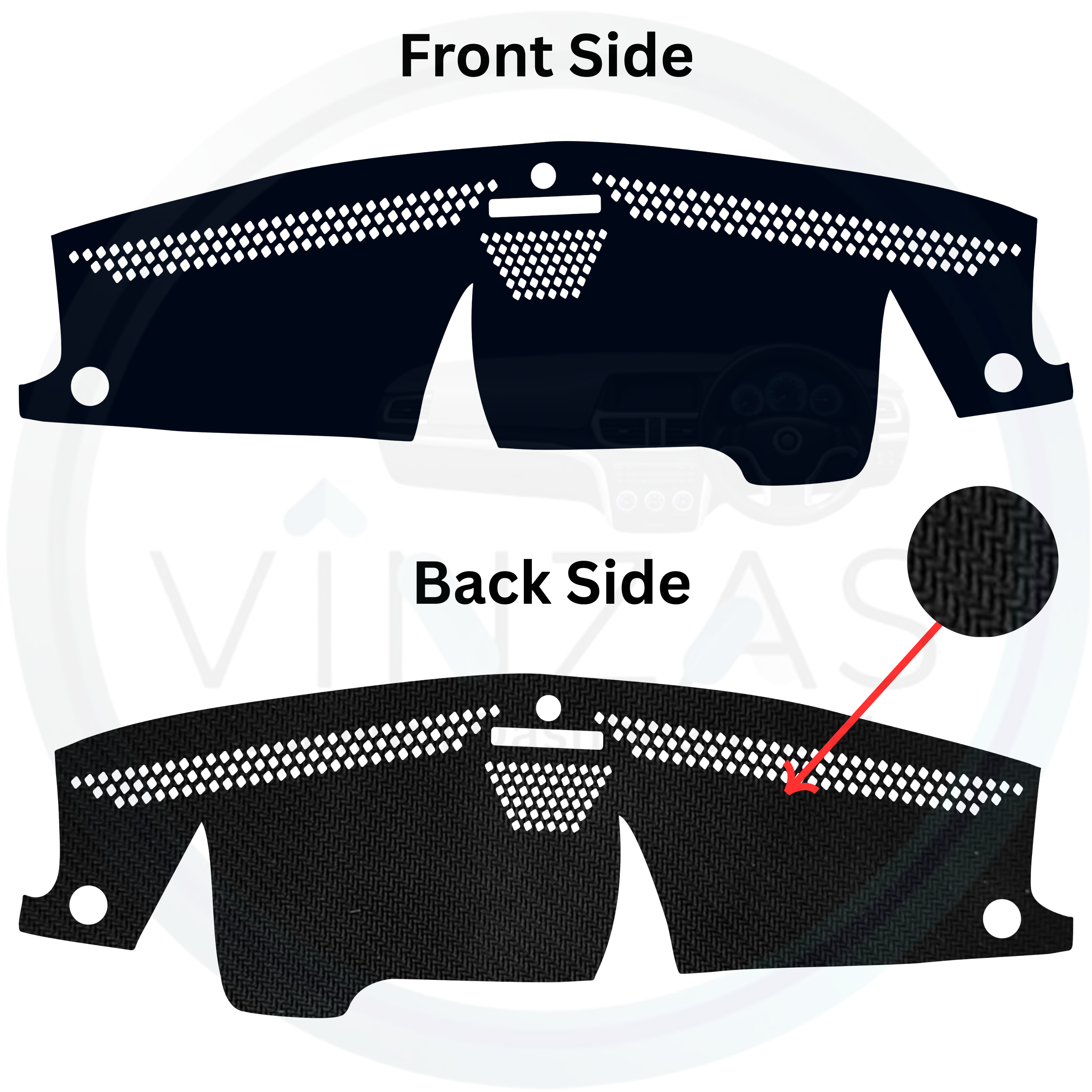 Mercedes E-Class Car Dashboard Cover Mat 2009 To 2017