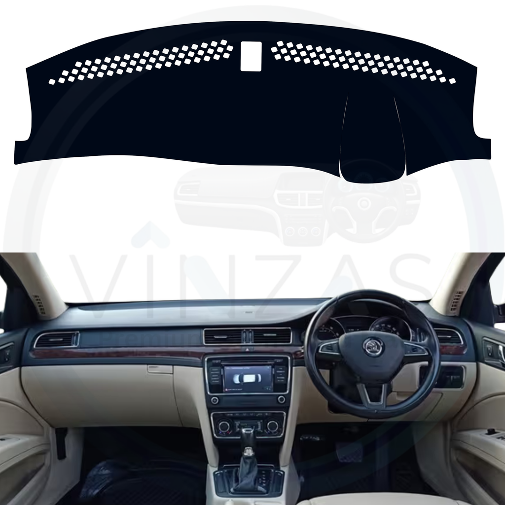 Skoda Superb Car Dashboard Mat 2009 To 2016