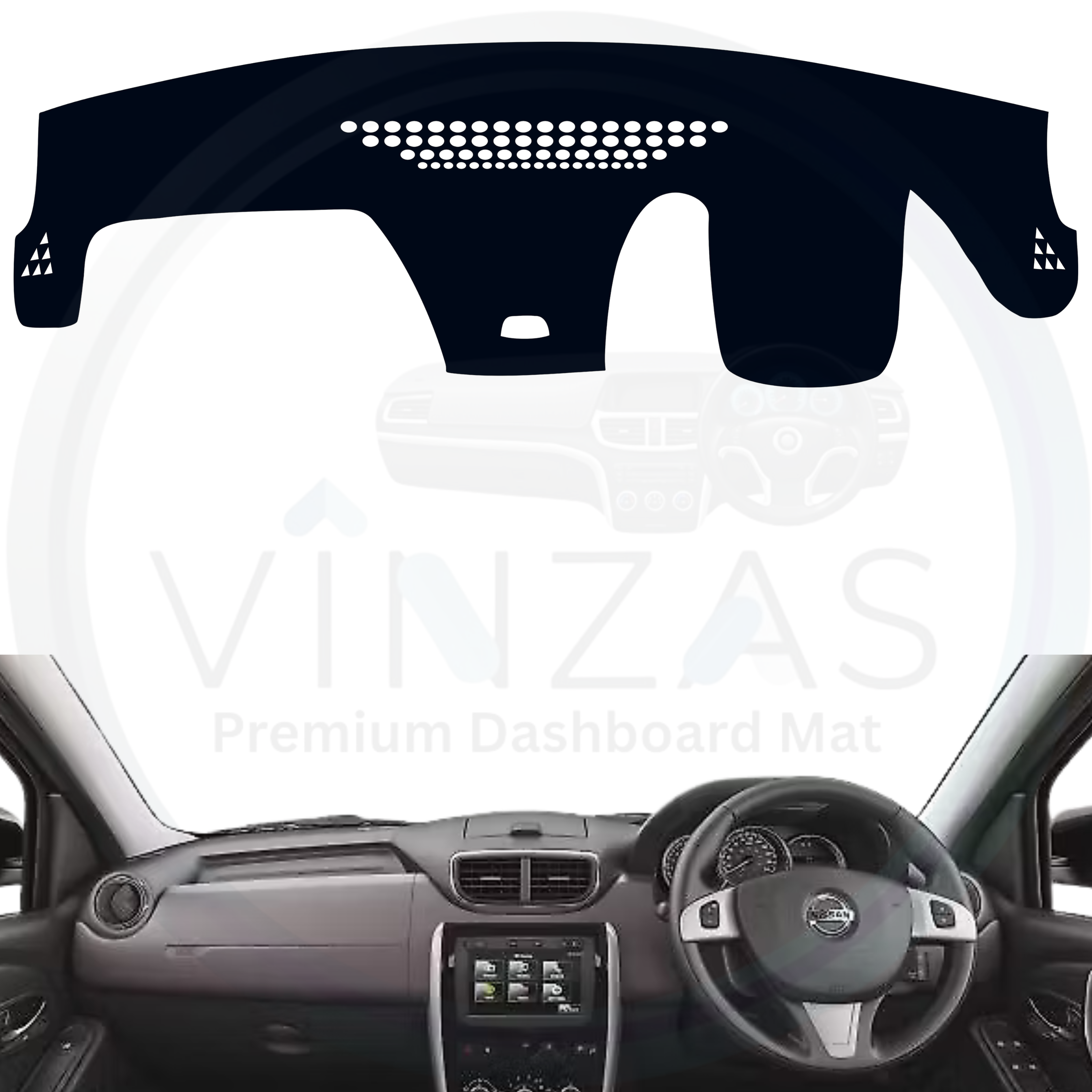 Nissan Terrano Car Dashboard Mat 2012 To 2019