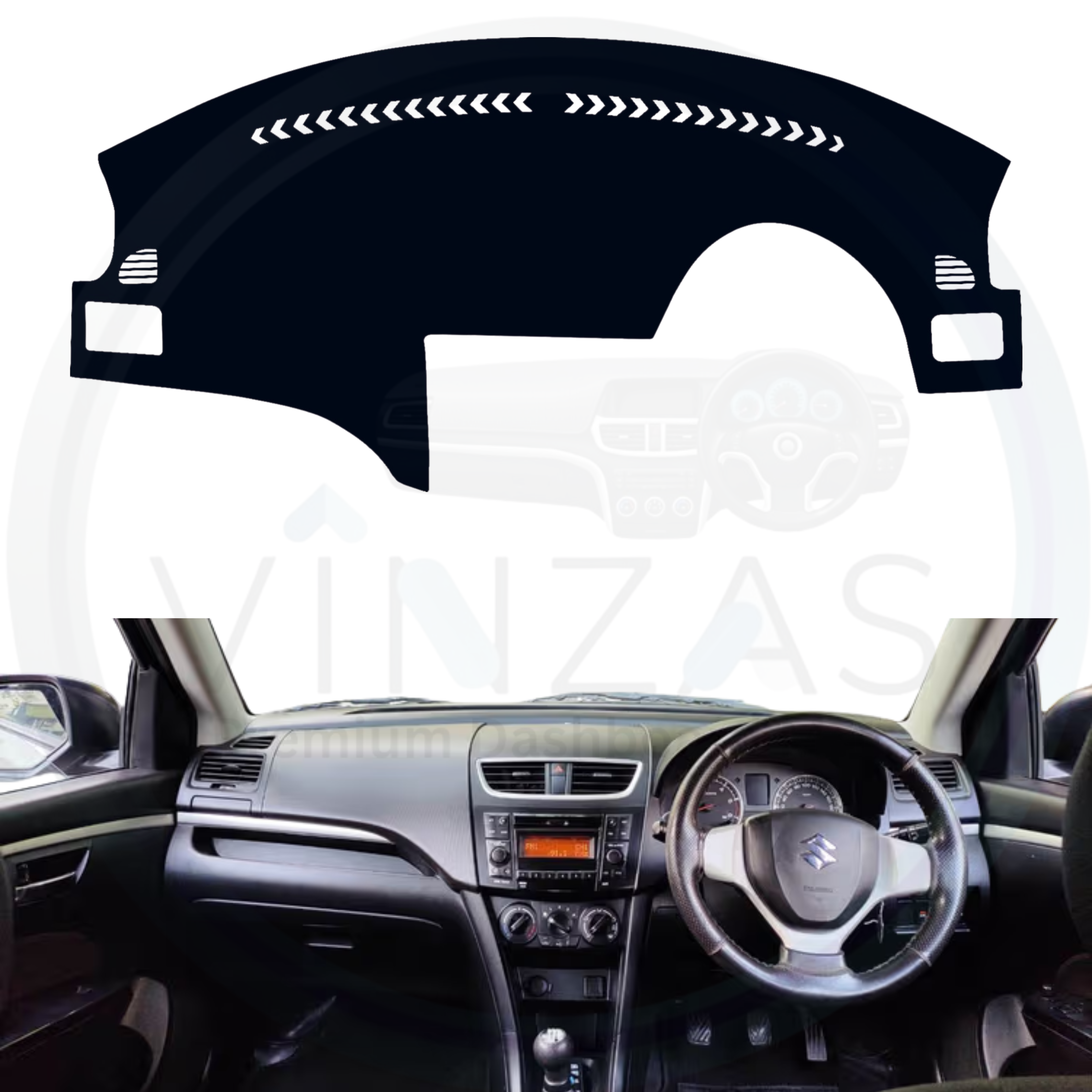 Maruti Suzuki Swift 2011 To 2017 Car Dashboard Mat