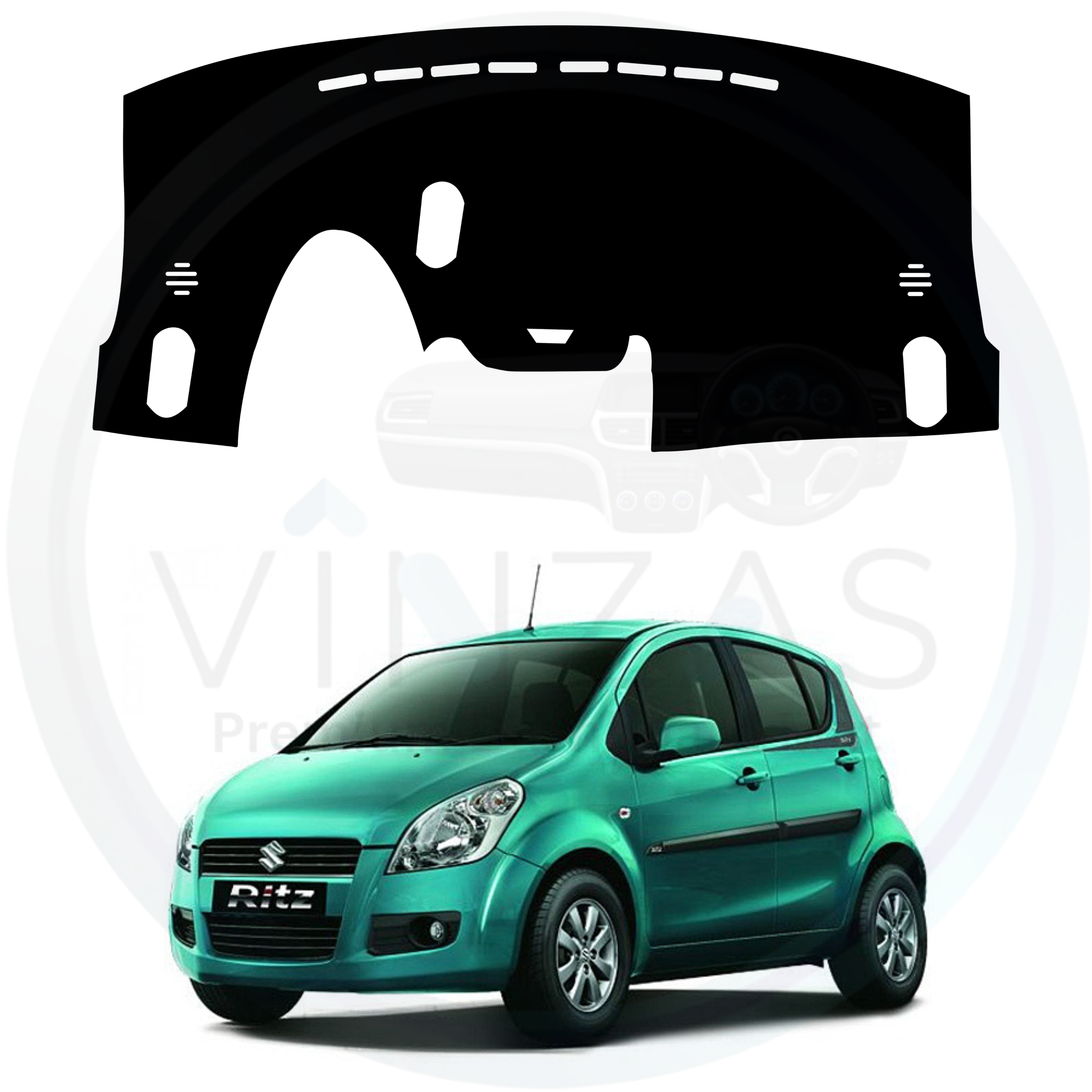 Maruti Suzuki Ritz 2009 To 2017 Car Dashboard Mat