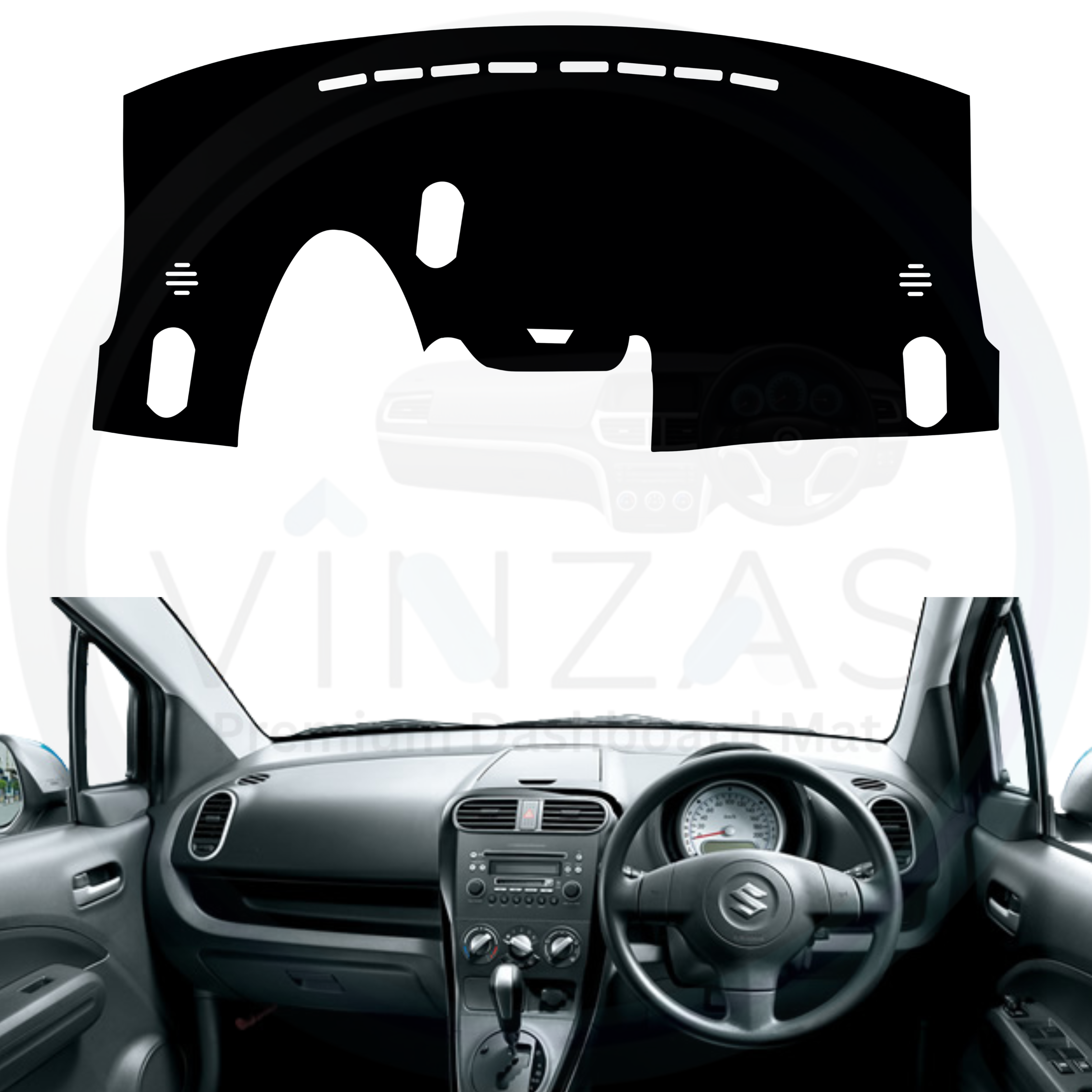 Maruti Suzuki Ritz 2009 To 2017 Car Dashboard Mat