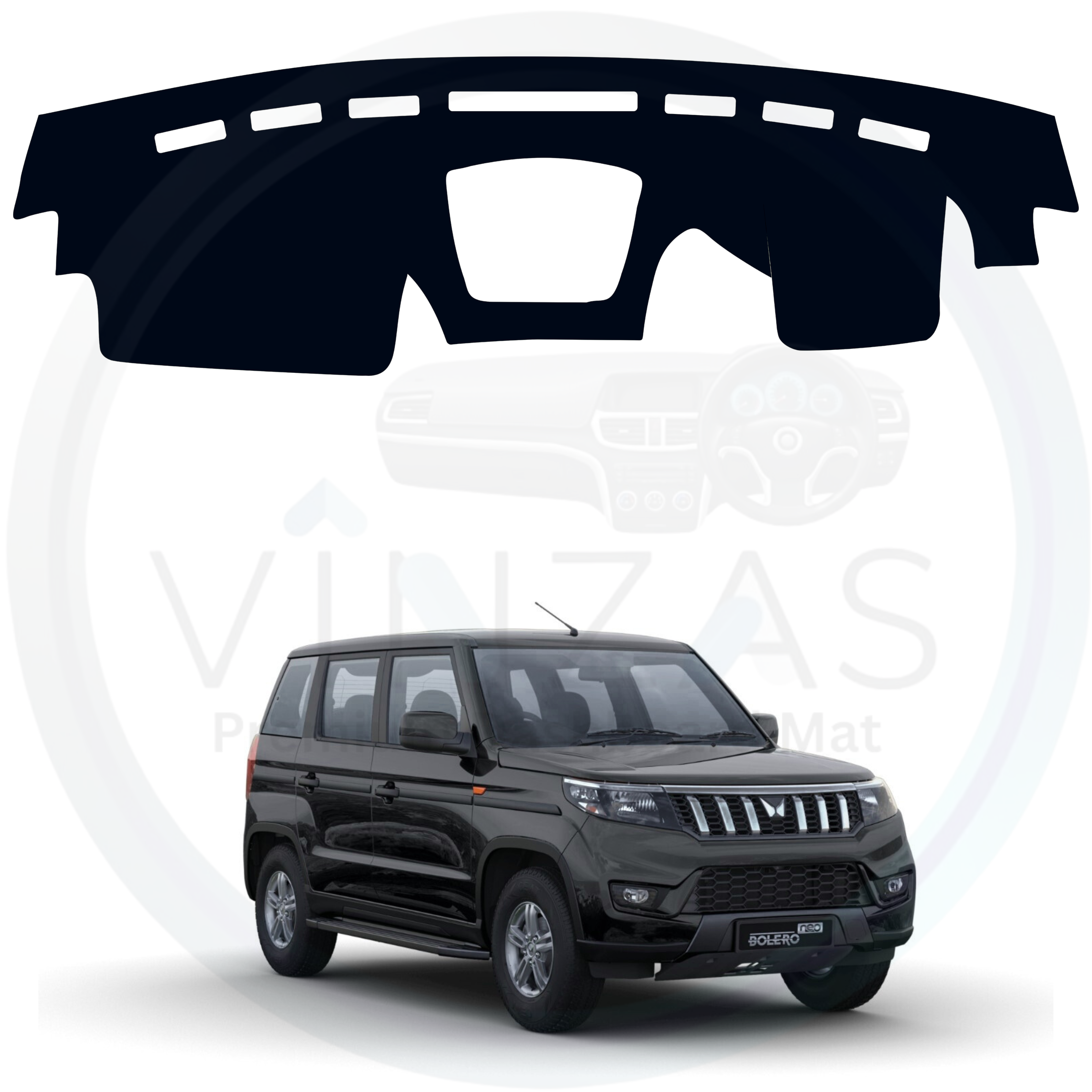Mahindra Bolero Neo 2024 To 2025 Car Dashboard Cover Mat