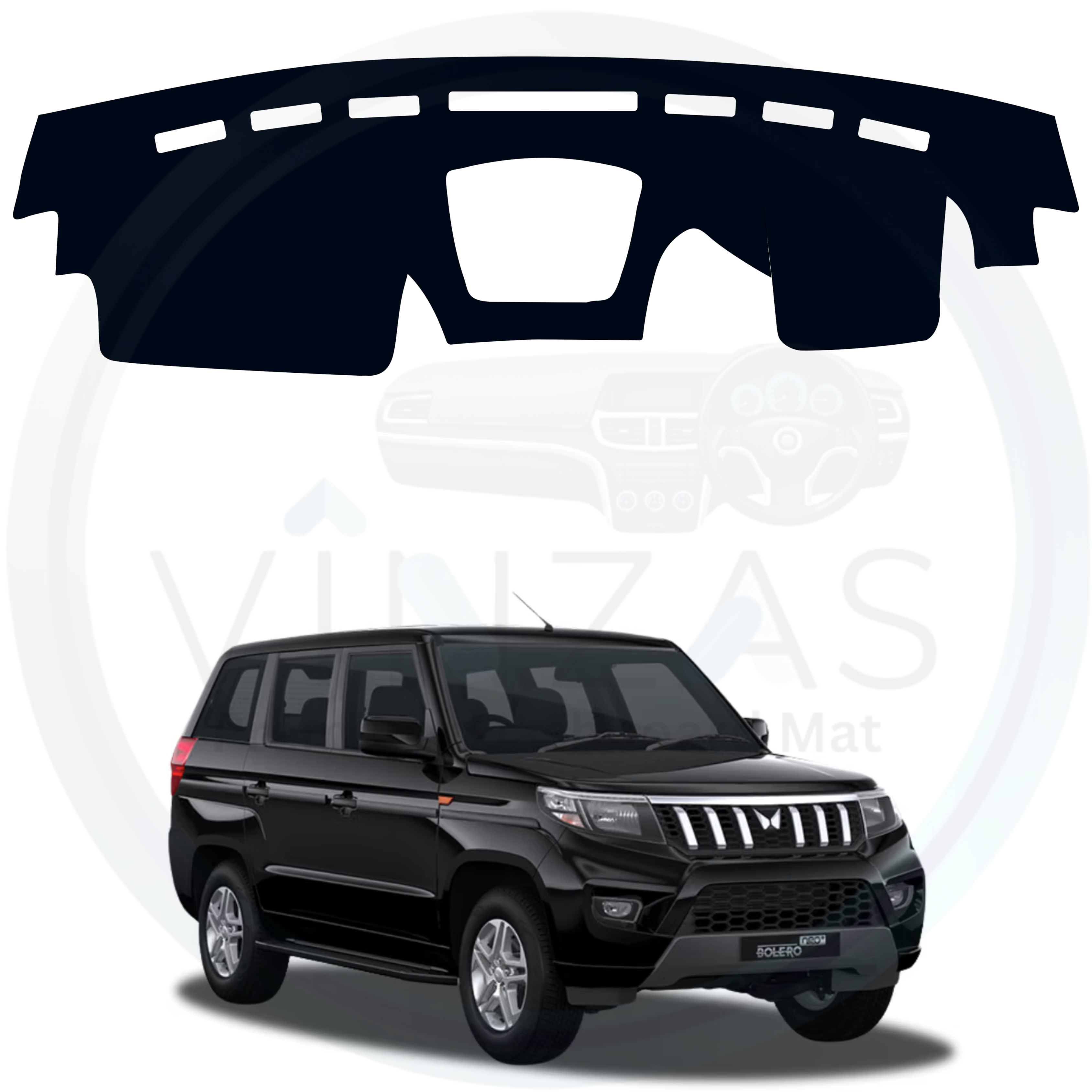 Mahindra Bolero Neo Plus 2021 To 2025 Car Dashboard Cover Mat