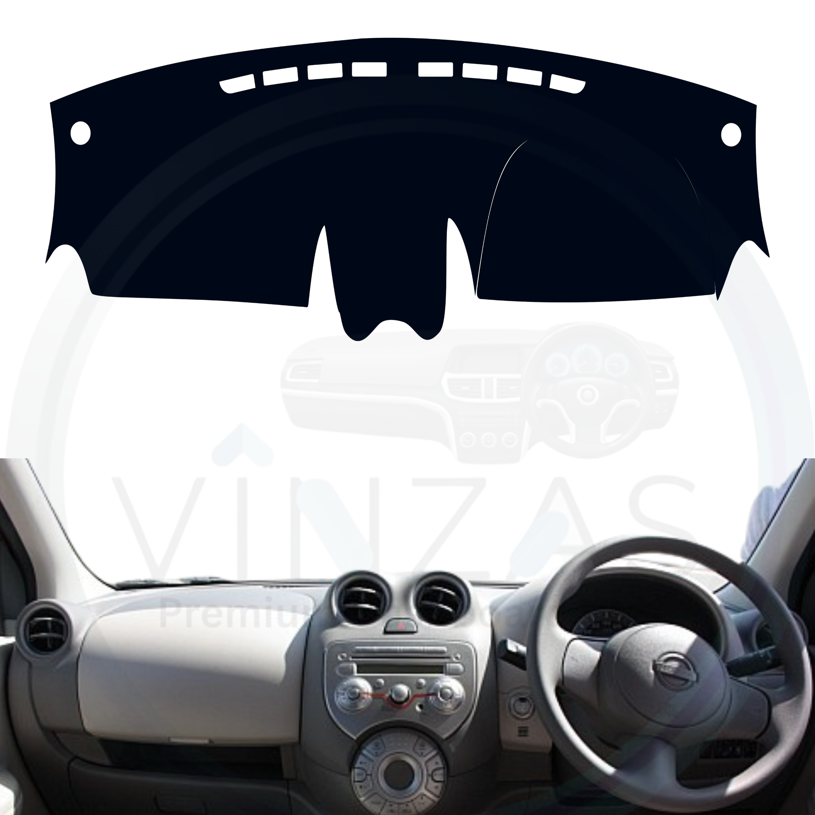 Nissan Micra Car Dashboard Cover Mat 2010 To 2012