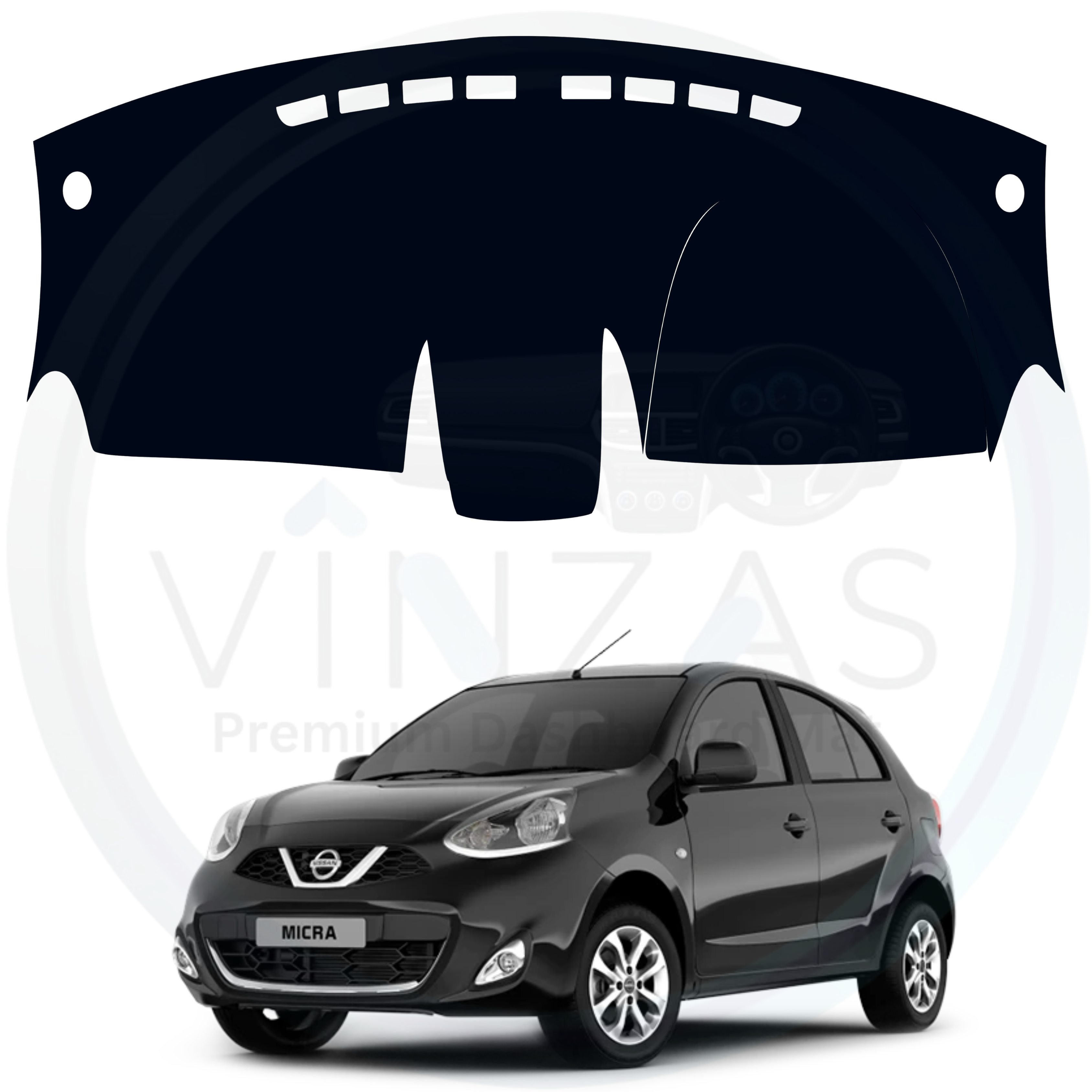 Nissan Micra Car Dashboard Cover Mat 2012 To 2019