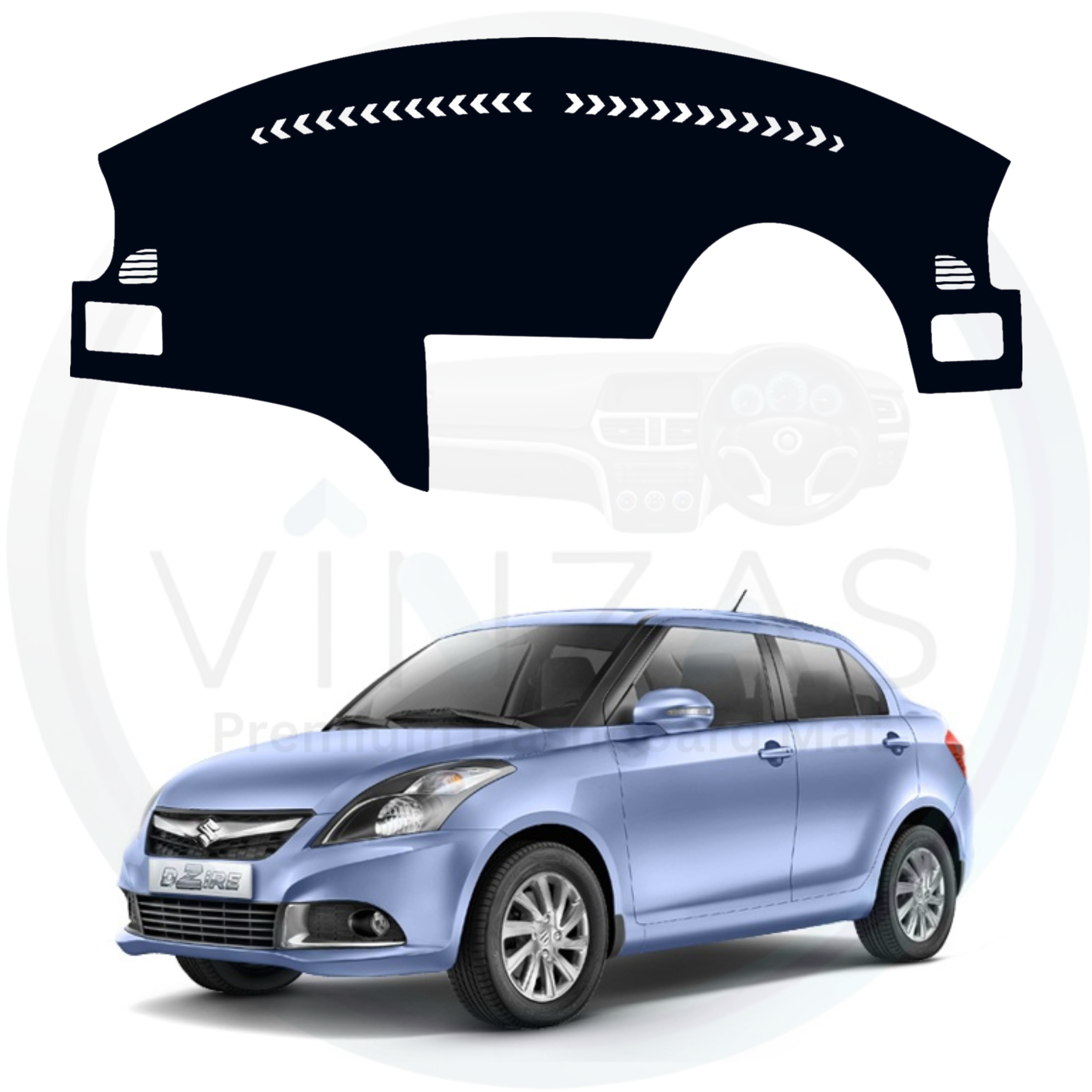 Maruti Suzuki Swift Dzire 2011 To 2017 Car Dashboard Mat