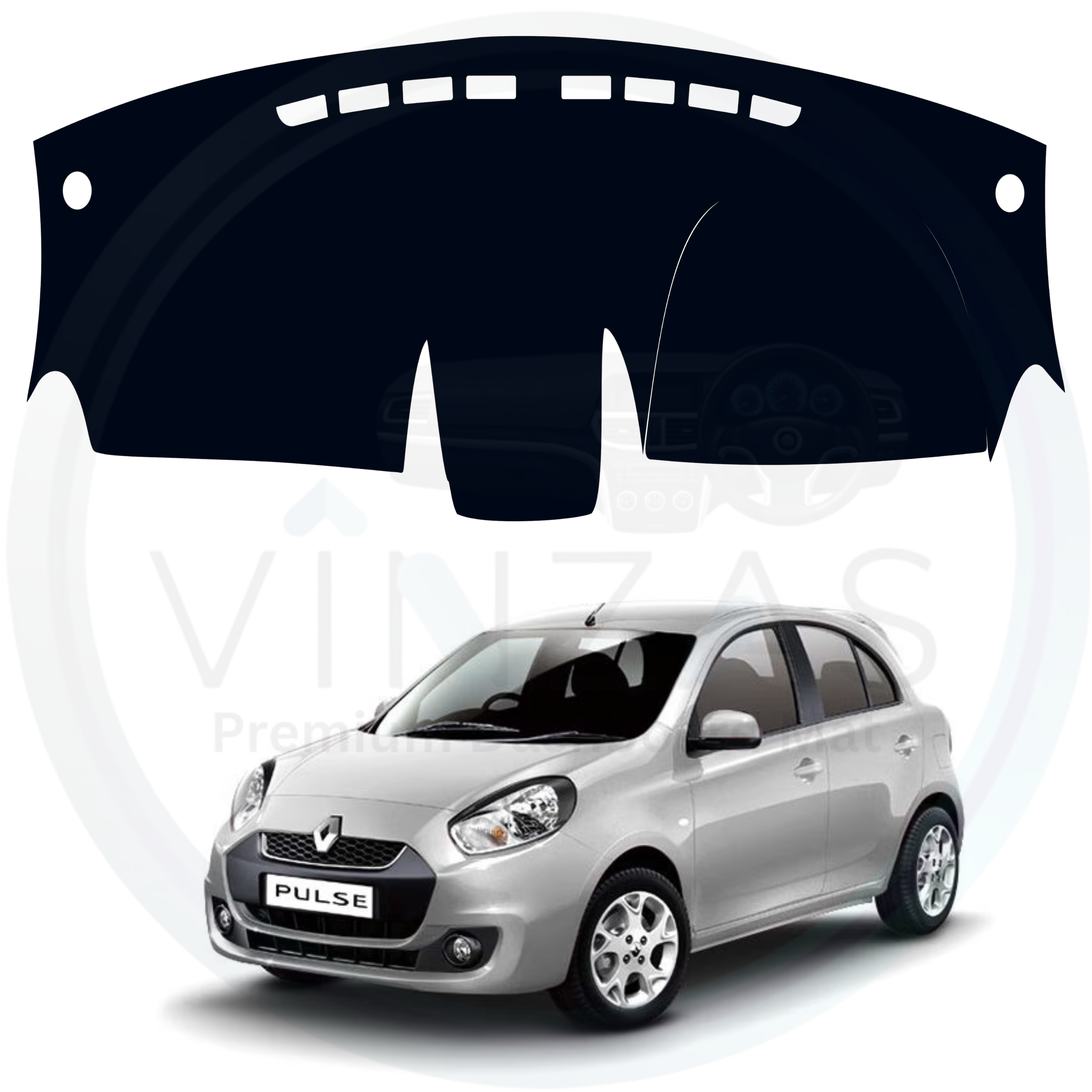 Renault Pulse Car Dashboard Mat 2012 To 2015