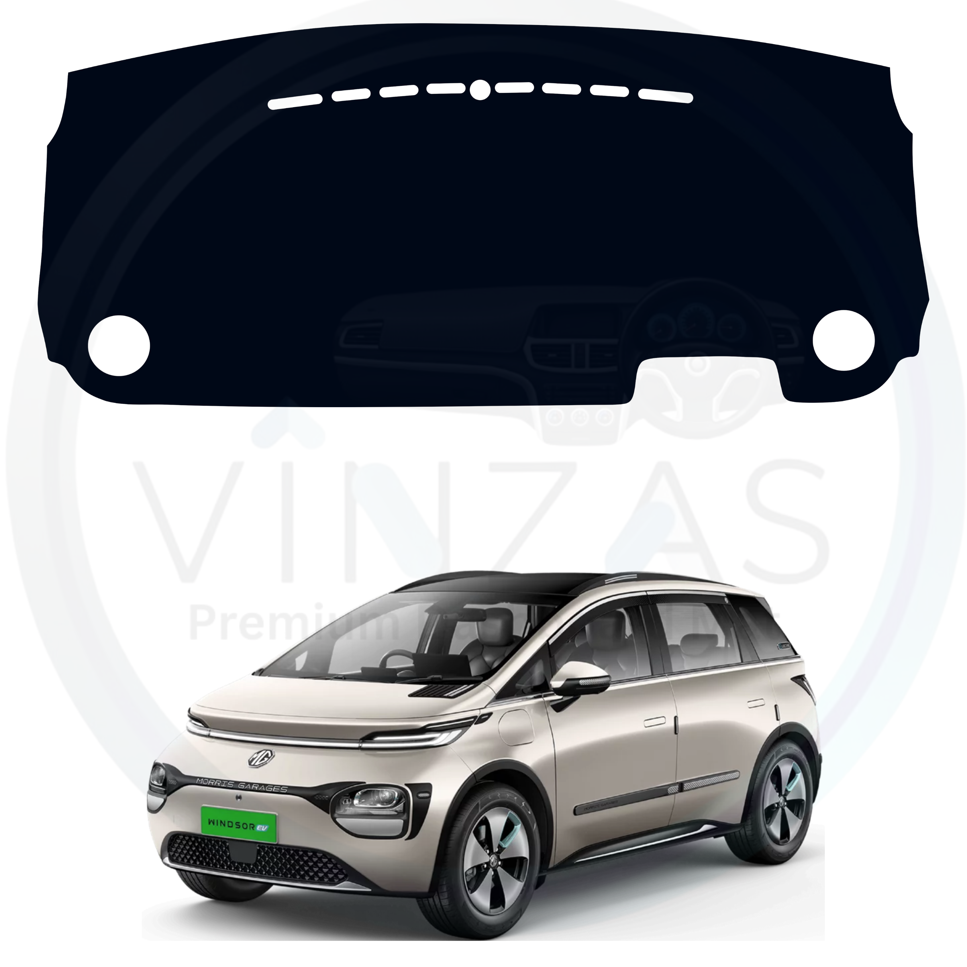 MG Windsor EV Car Dashboard Cover Mat 2024 To 2025