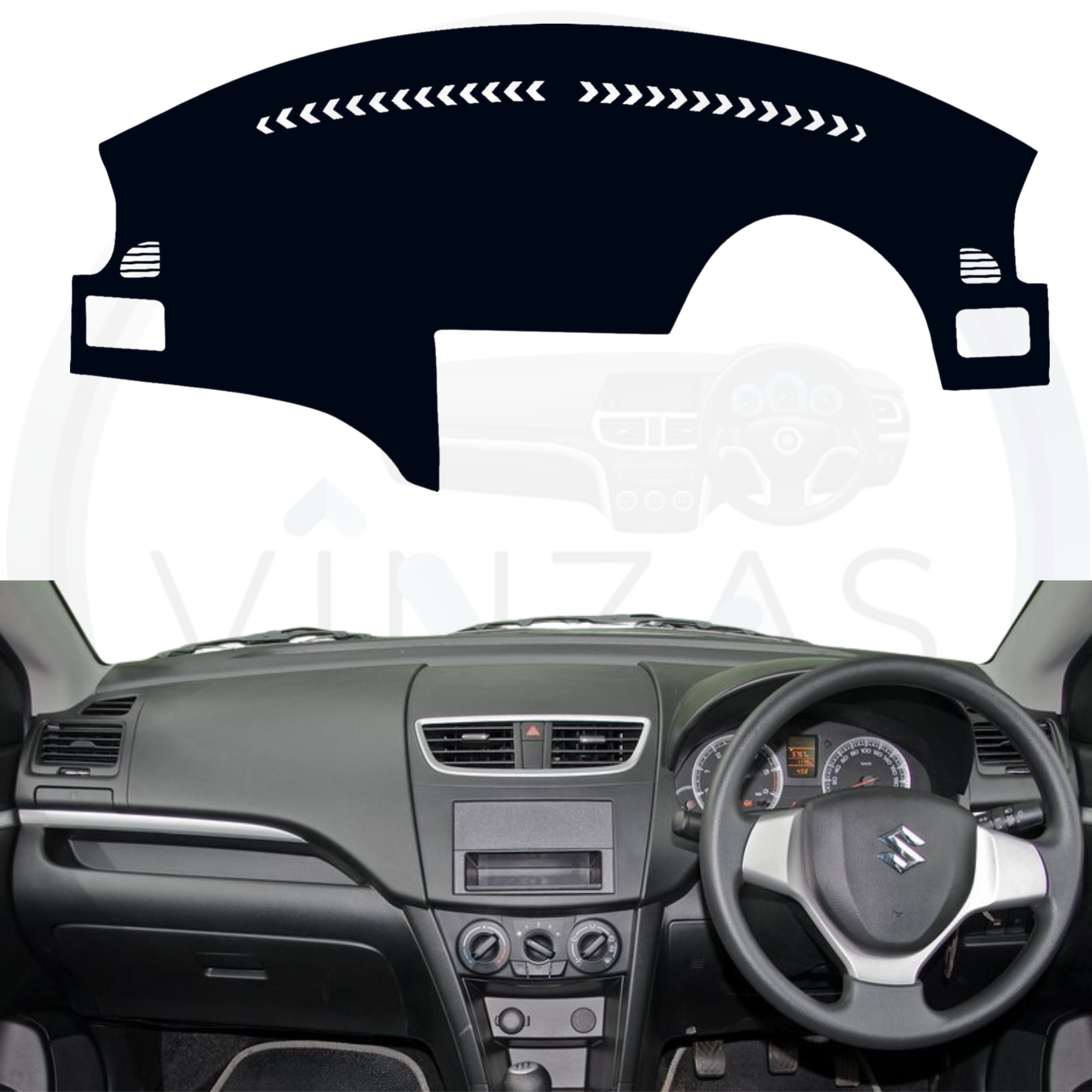 Maruti Suzuki Swift Dzire 2011 To 2017 Car Dashboard Mat