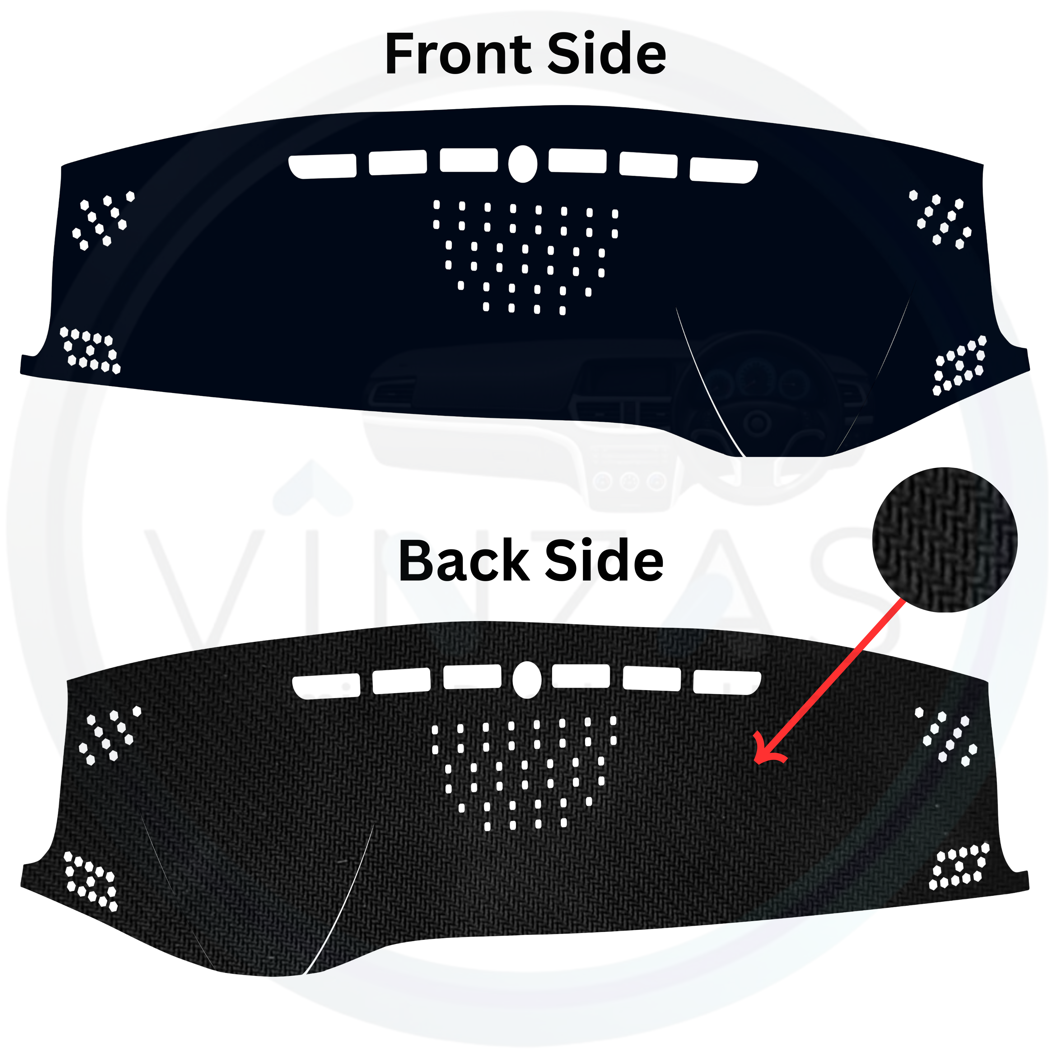 MG Gloster Car Dashboard Mat 2020 To 2025