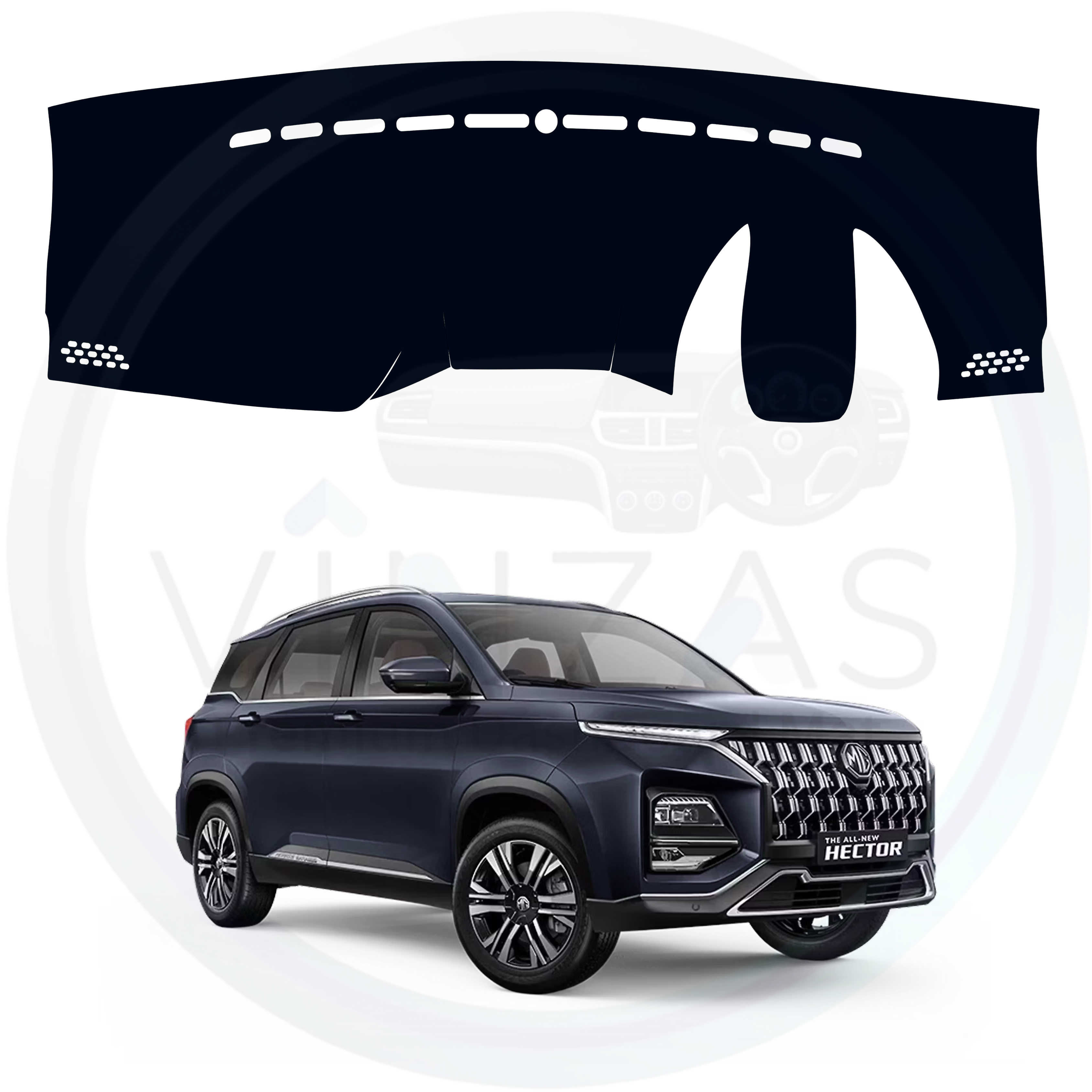 MG Hector Car Dashboard Mat 2019 To 2023