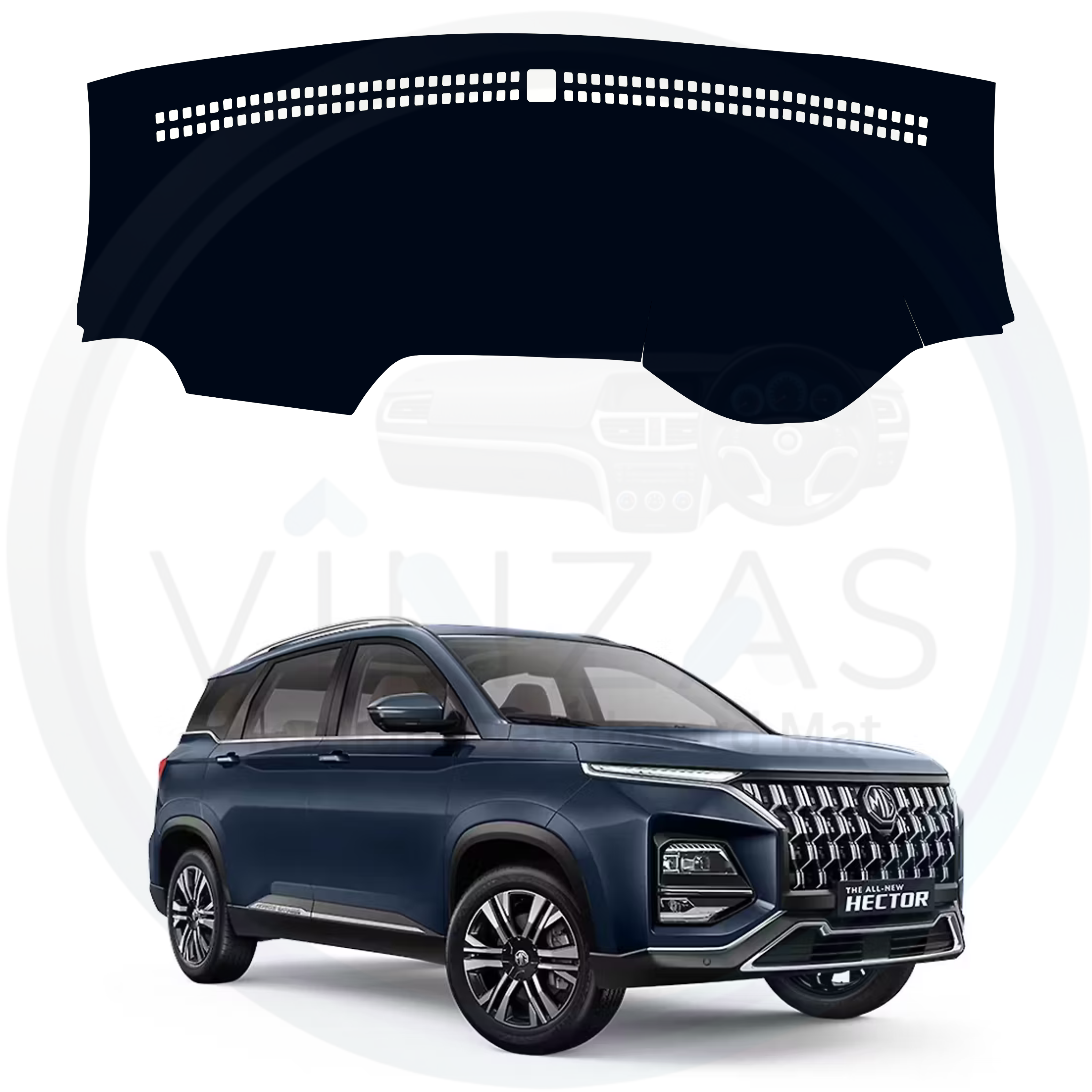 MG Hector Car Dashboard Mat 2023 To 2025
