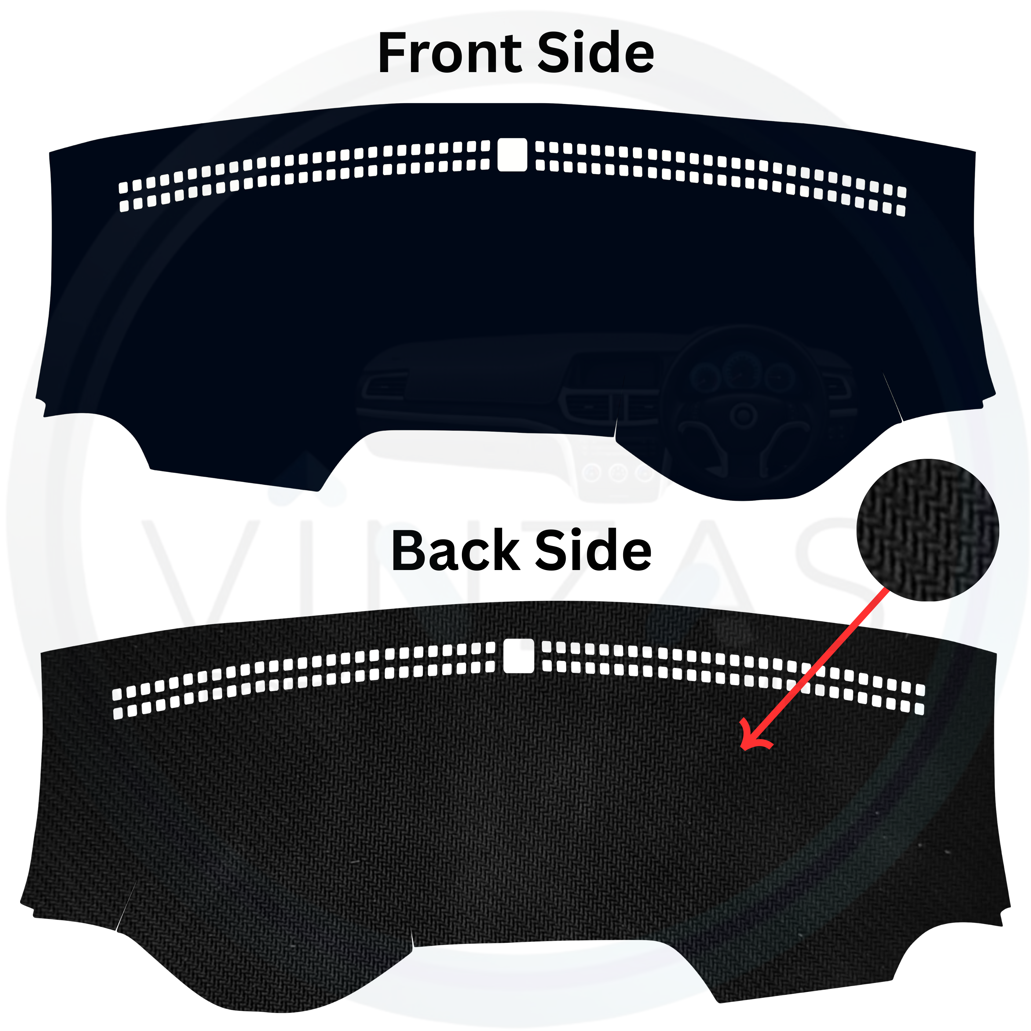 MG Hector Plus Car Dashboard Mat 2023 To 2025