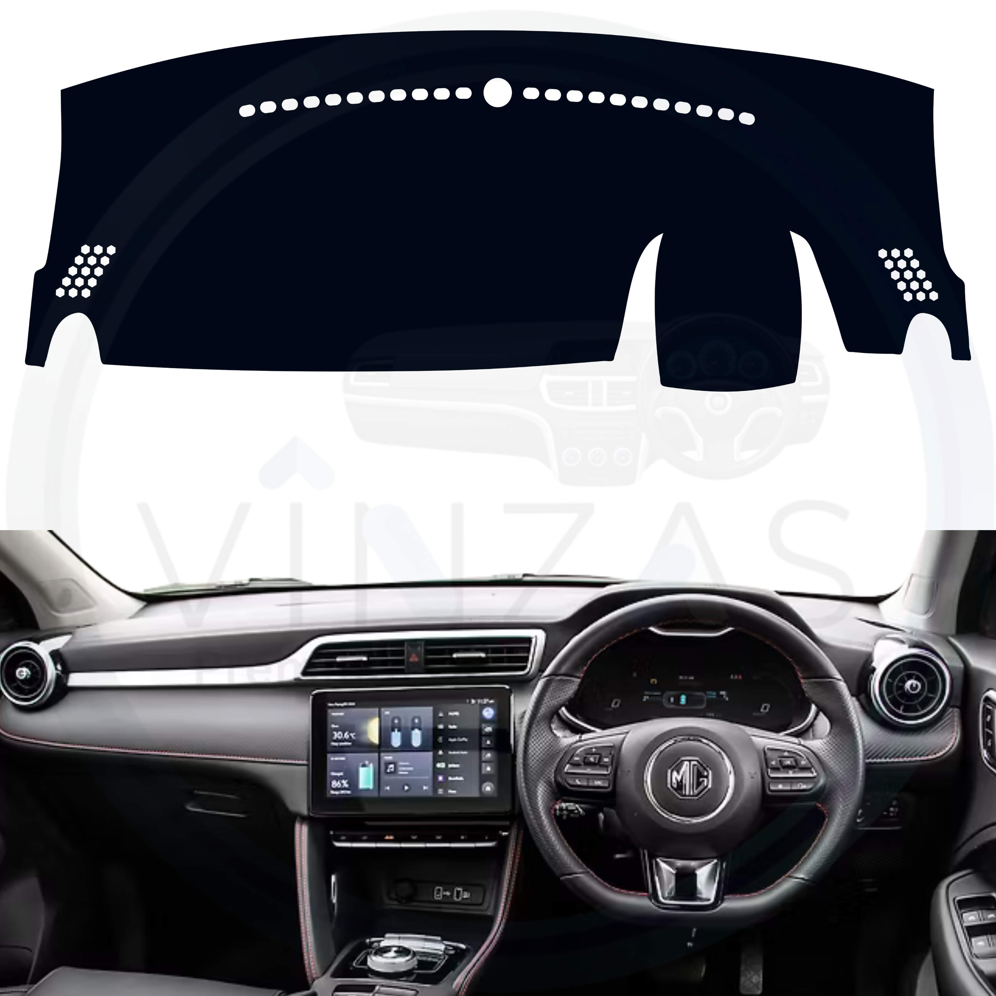 MG ZS EV Car Dashboard Mat 2020 To 2025