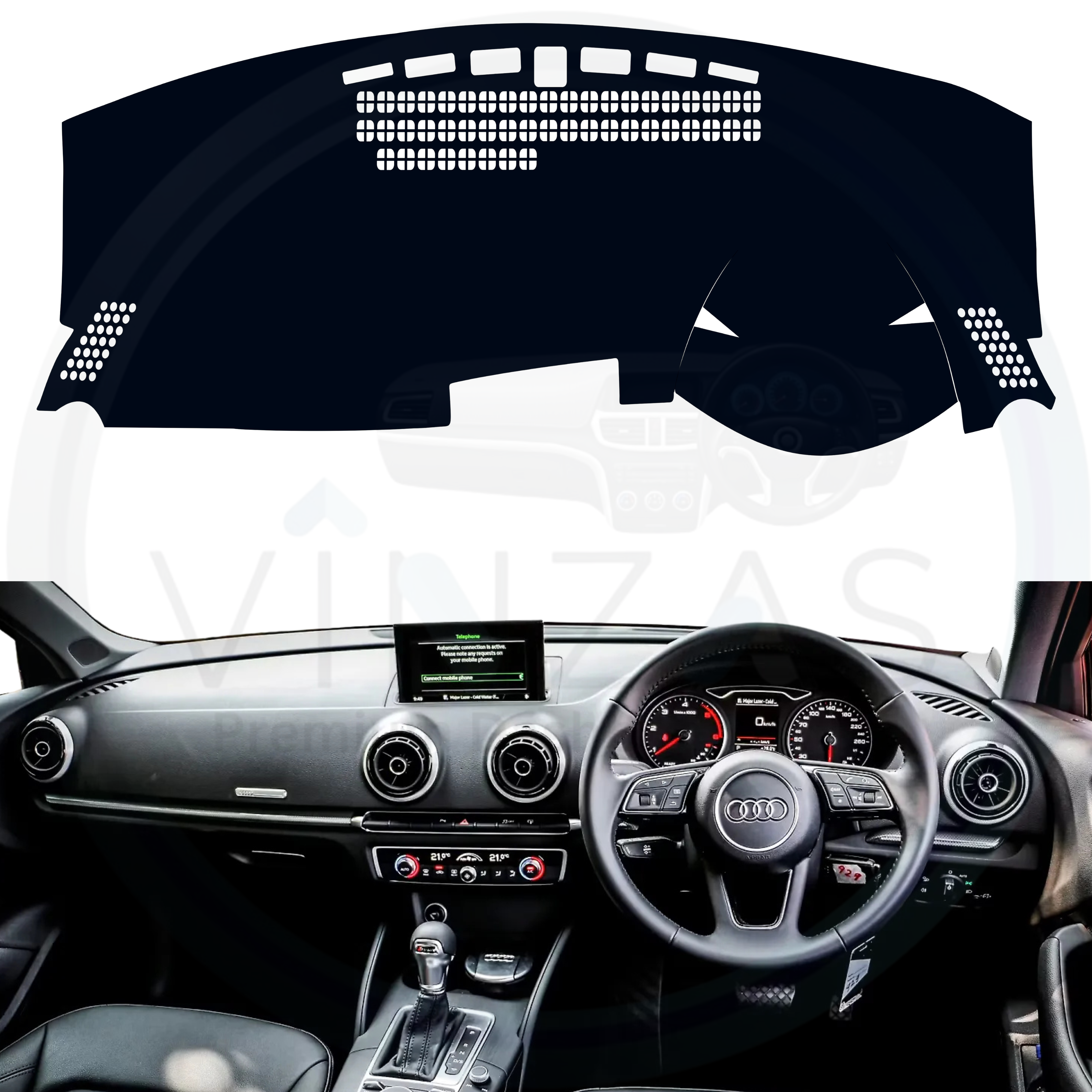 Audi A3 Car Dashboard Cover Mat 2014 To 2020