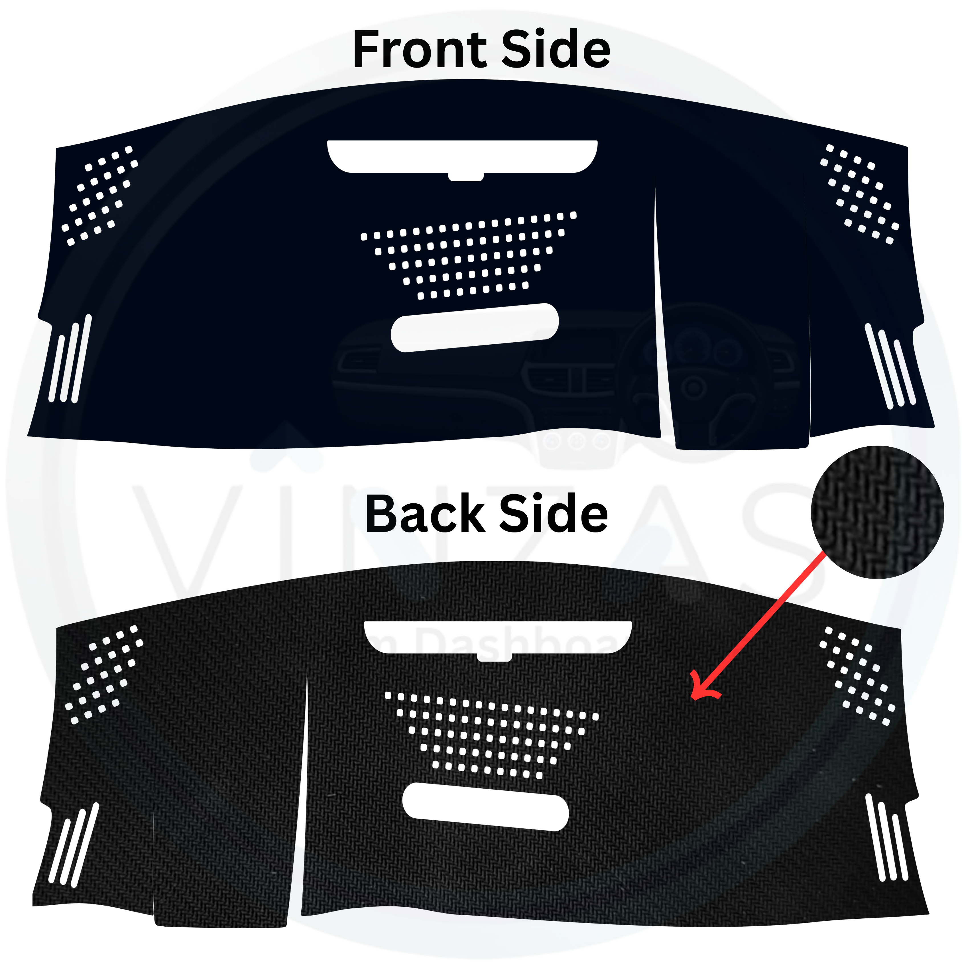 Audi Q7 Car Dashboard Cover Mat 2016 To 2021