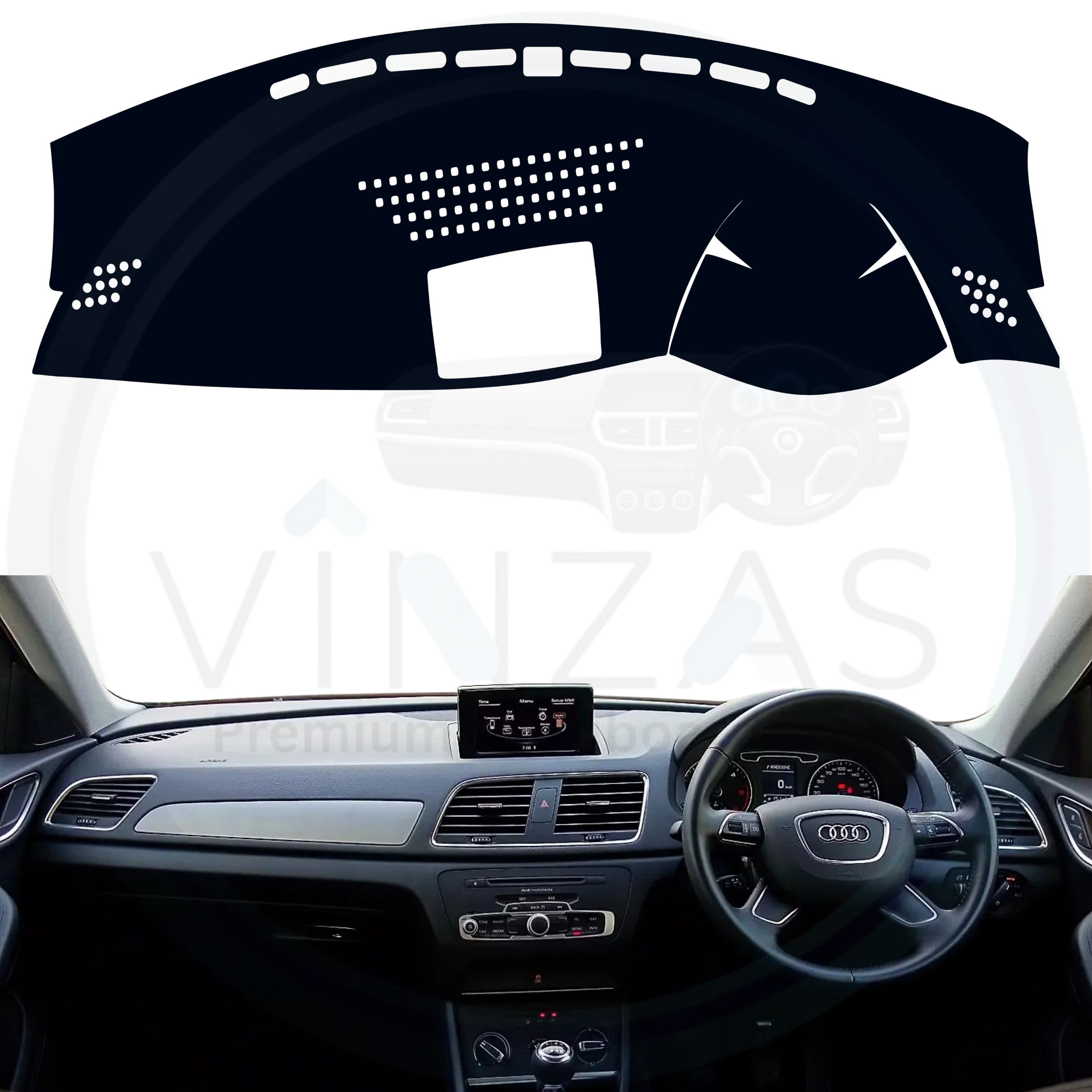 Audi Q3 Car Dashboard Cover Mat 2012 To 2022