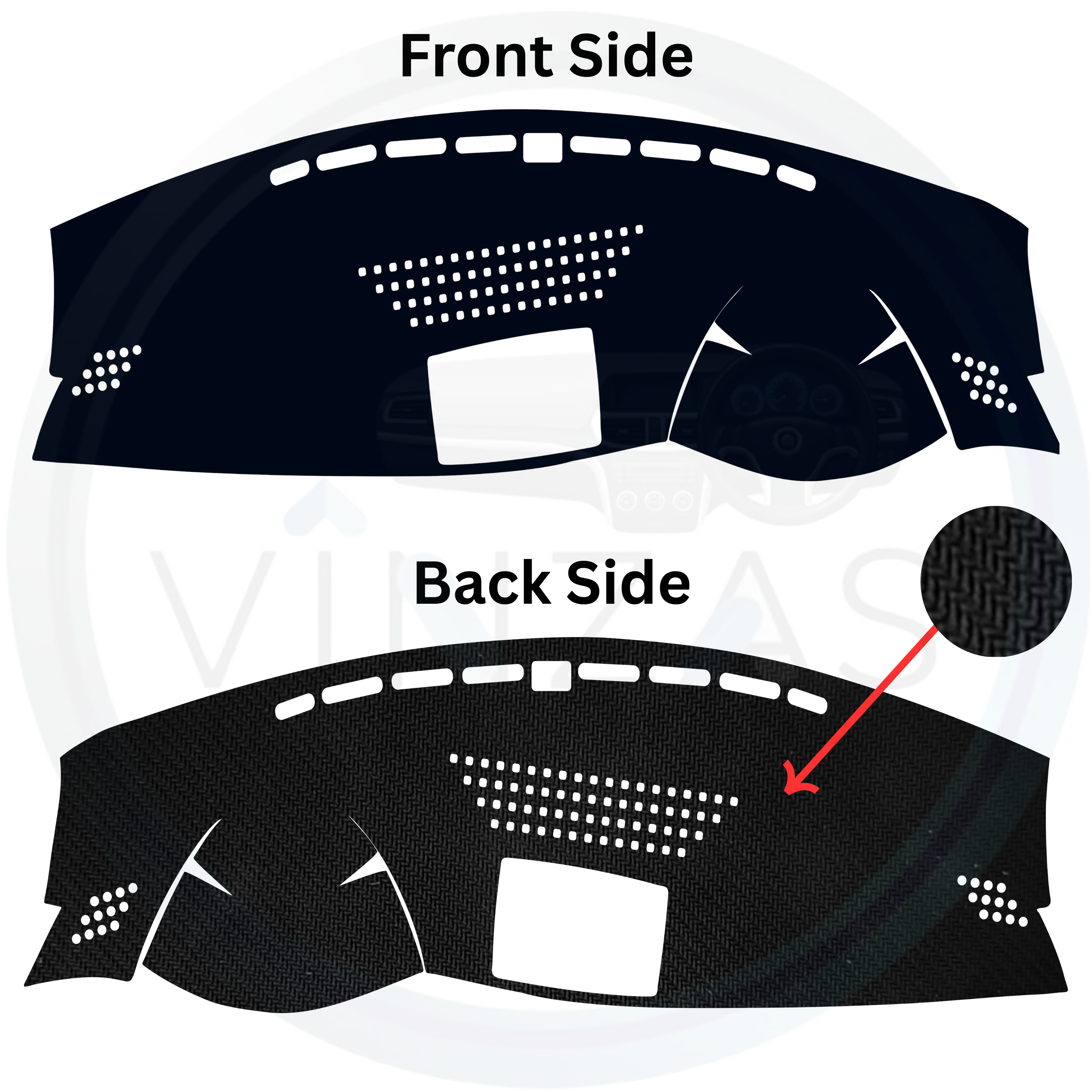 Audi Q3 Car Dashboard Cover Mat 2012 To 2022