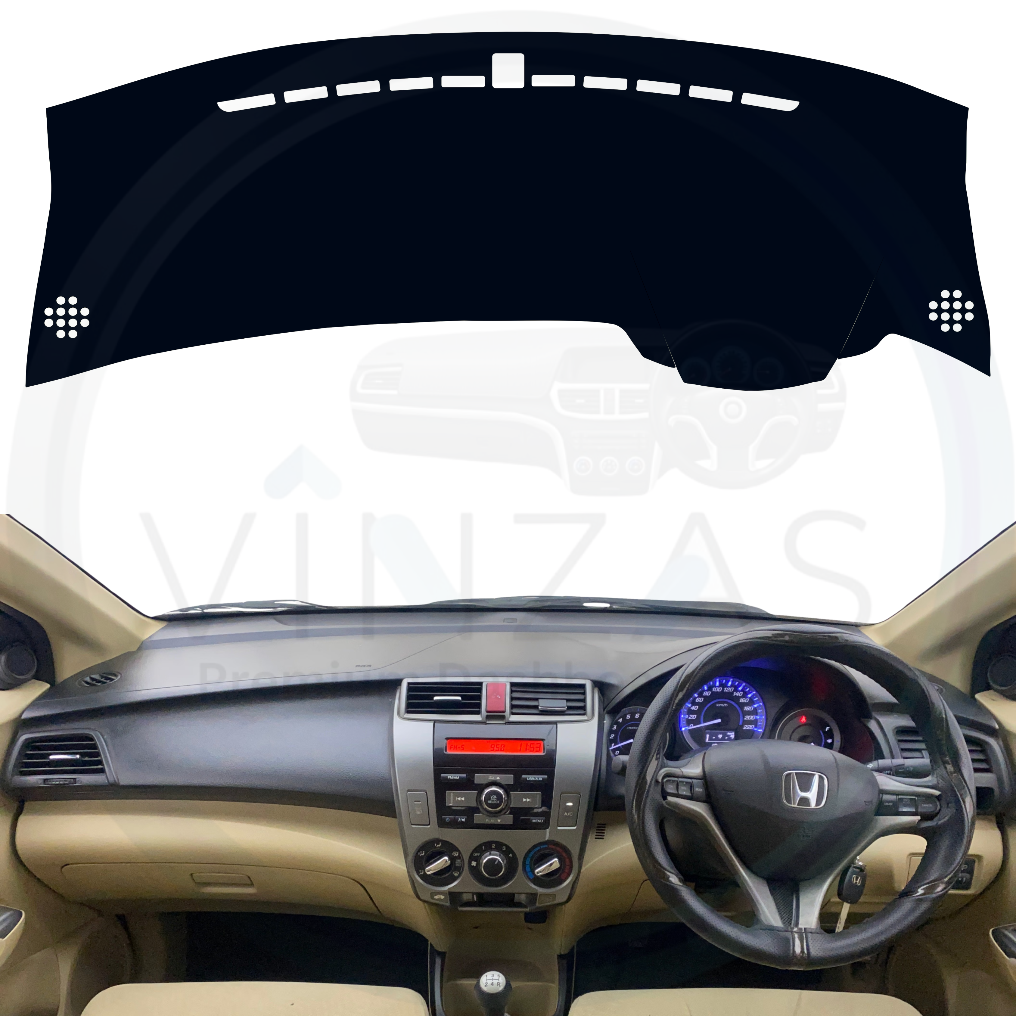 Honda City 2008 To 2014 Car Dashboard Cover Mat