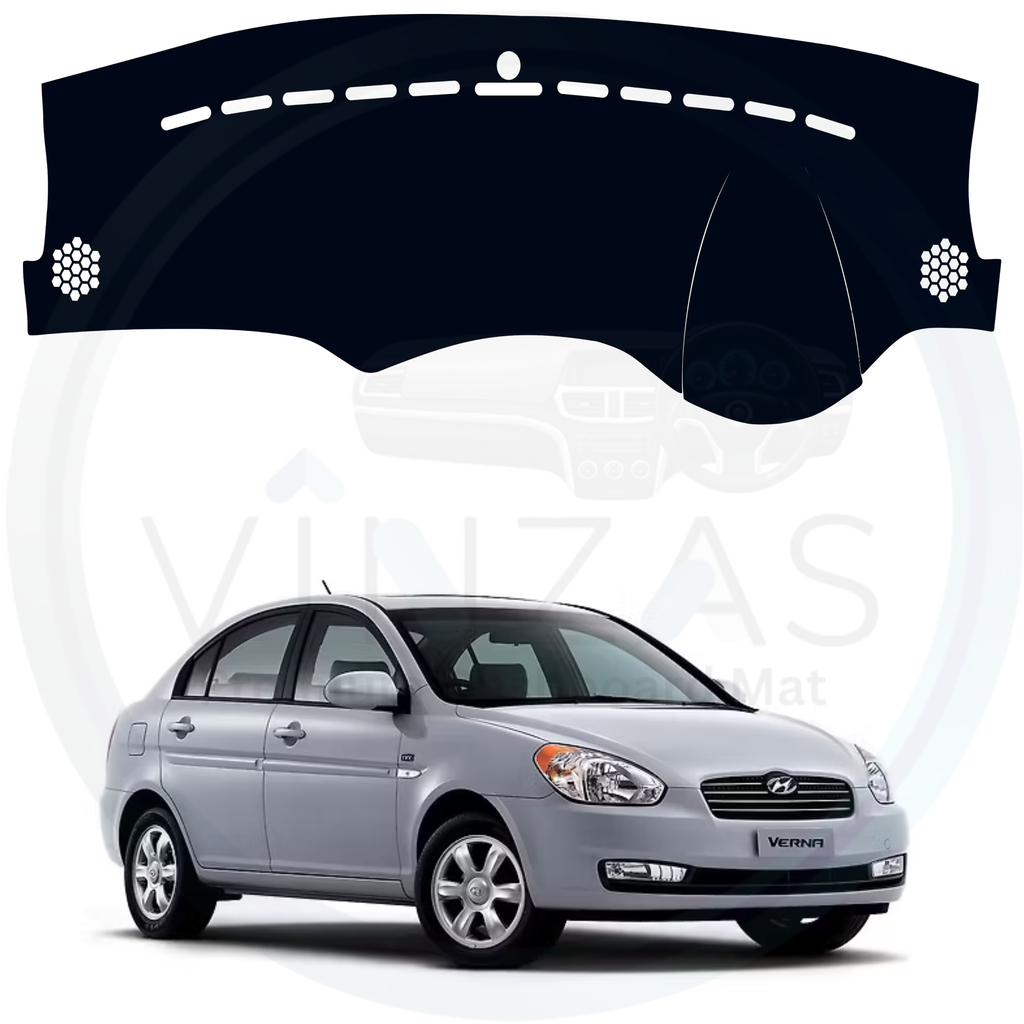Hyundai Verna 2006 To 2011 Car Dashboard Cover Mat