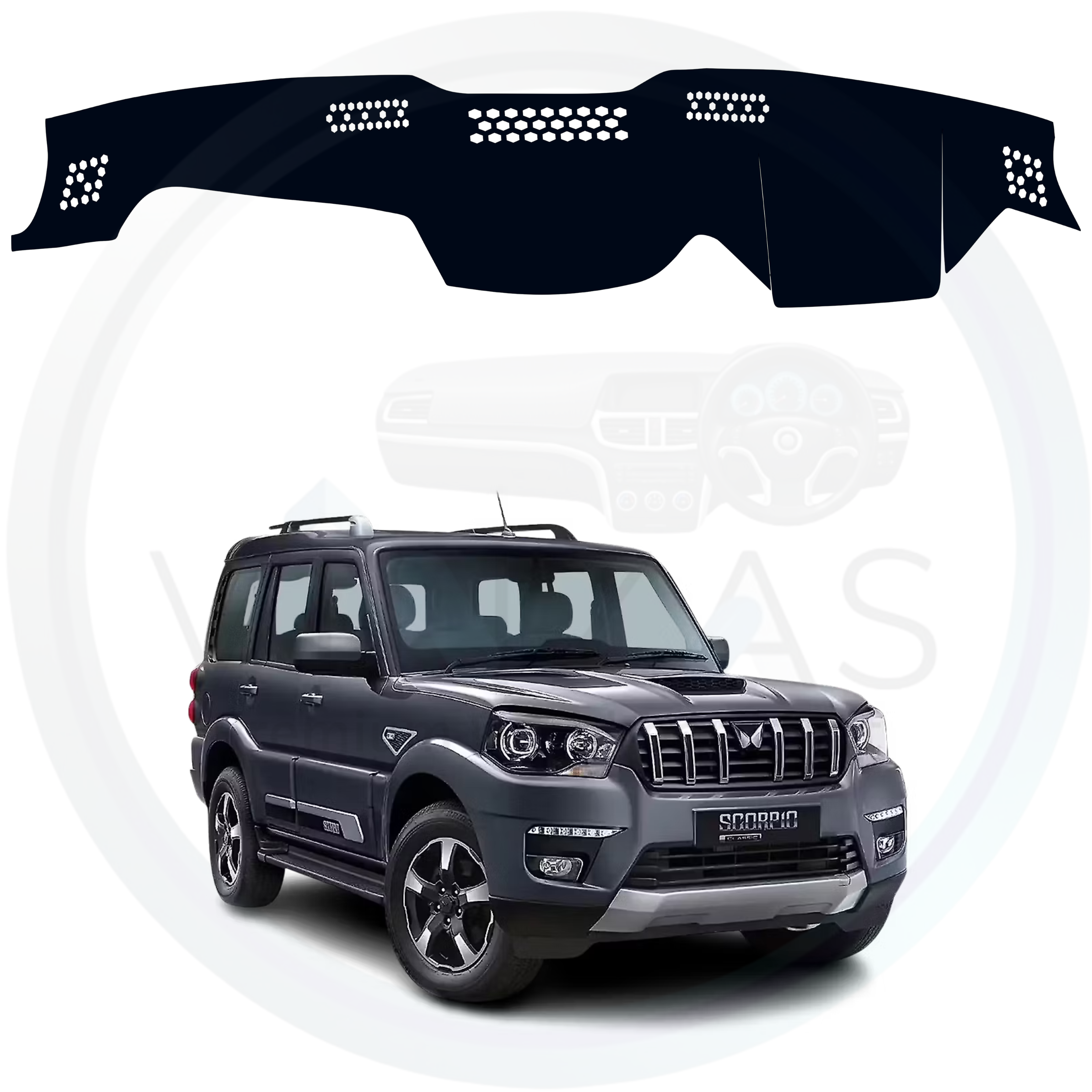 Mahindra Scorpio S 2014 To 2025 Car Dashboard Cover Mat