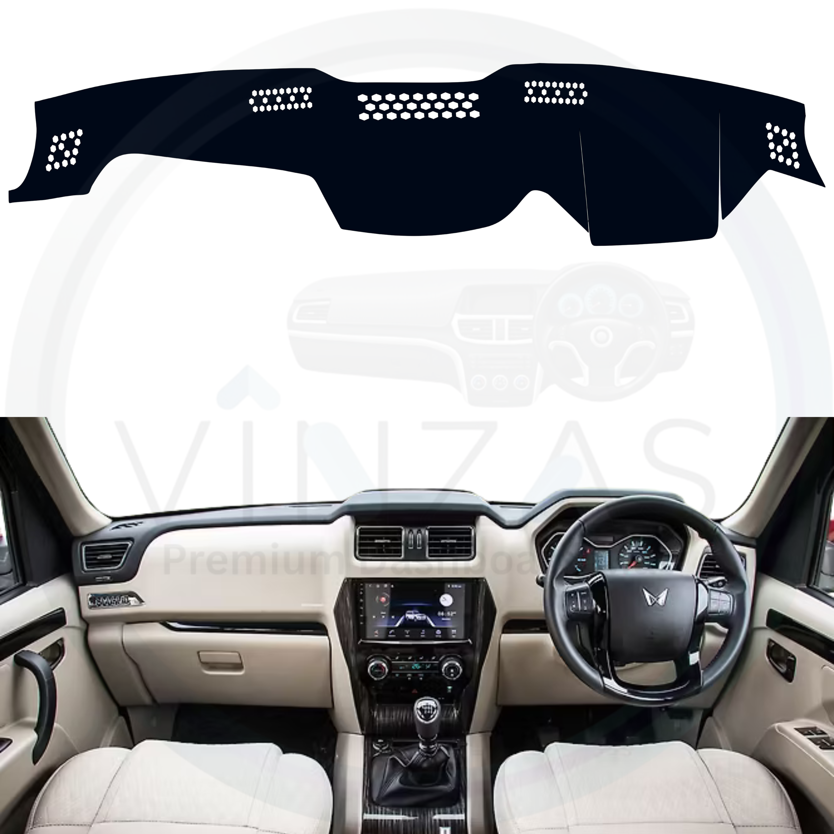 Mahindra Scorpio S 2014 To 2025 Car Dashboard Cover Mat